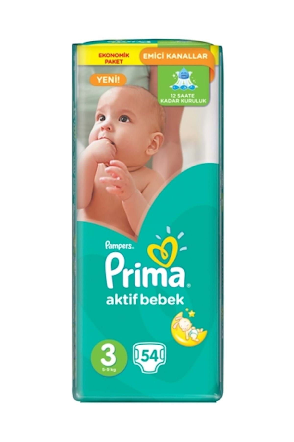 Prima Bebek Bezi 3 Beden Midi 54 Adet