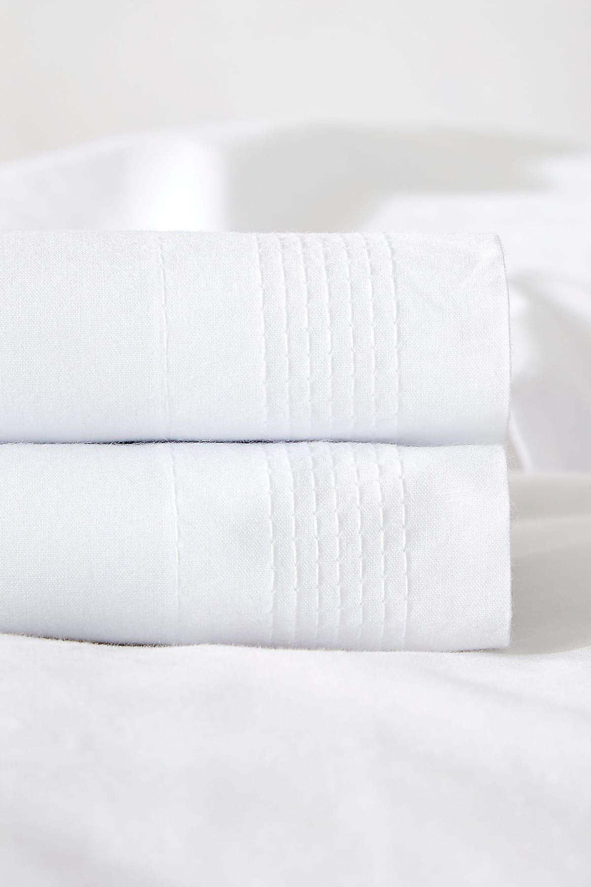 Marks & Spencer Super King Boy - 310 x 275cm Beyaz Percale Kumaş Yorgan Kılıfı T35004000D