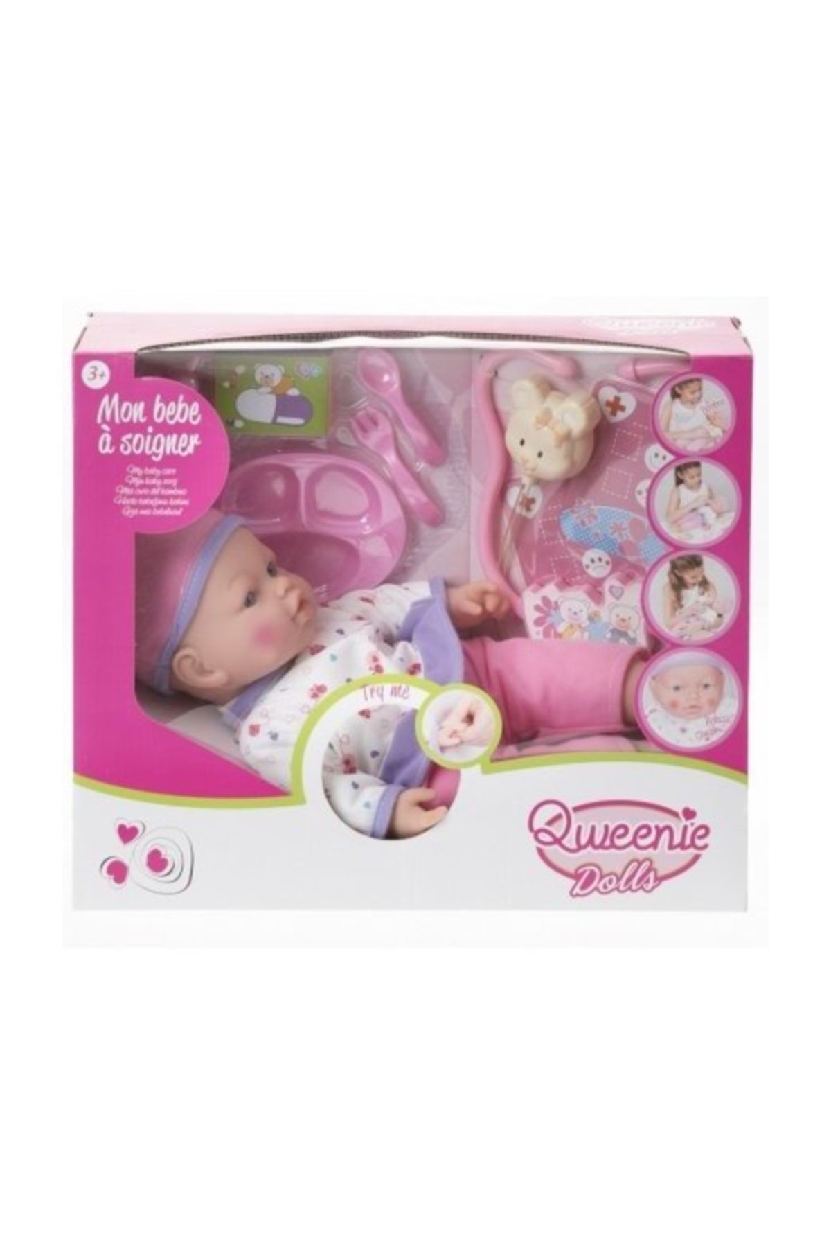 qwennie dolls qweenie dolls yanaklari kizaran hasta bebek fiyati yorumlari trendyol