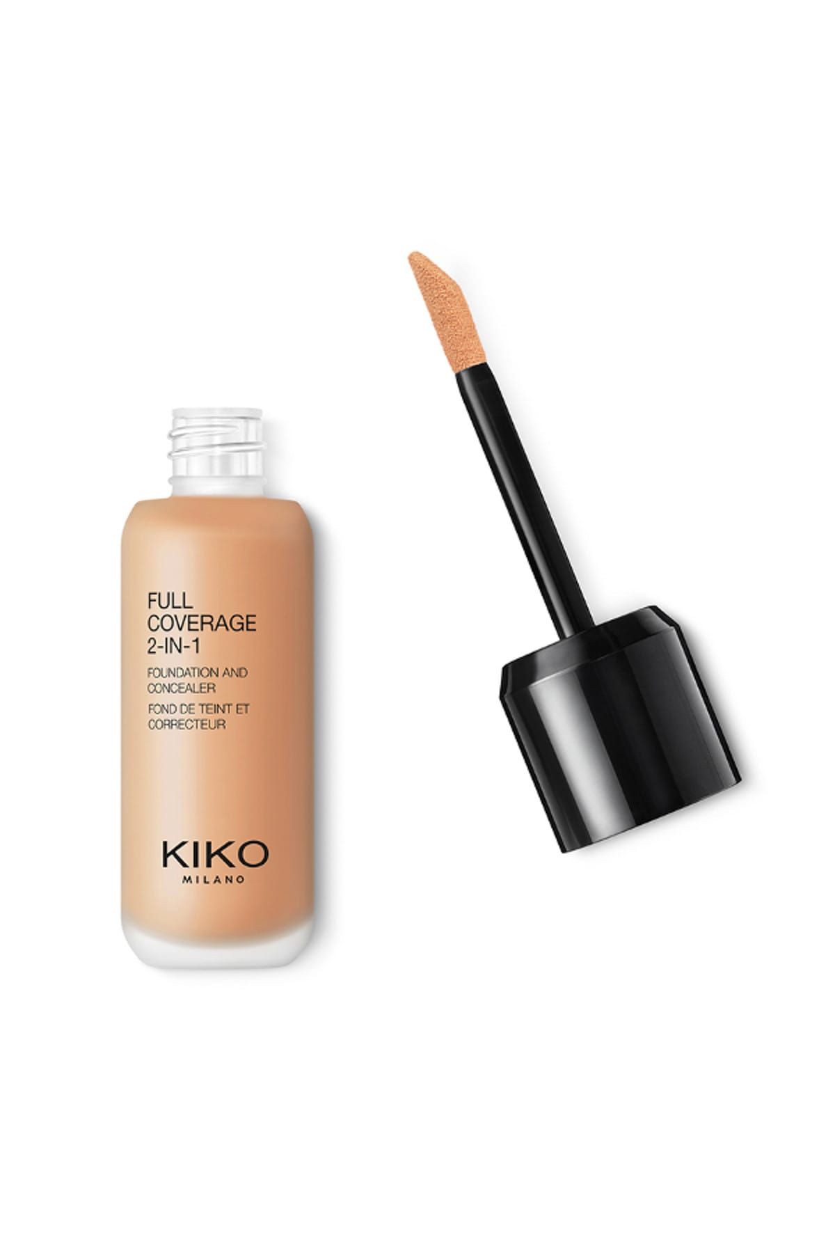 KIKO Fondöten & Kapatıcı - Full Coverage 2in1 Foundation & Concealer 09 Warm Beige 60 25 ml 8025272636513
