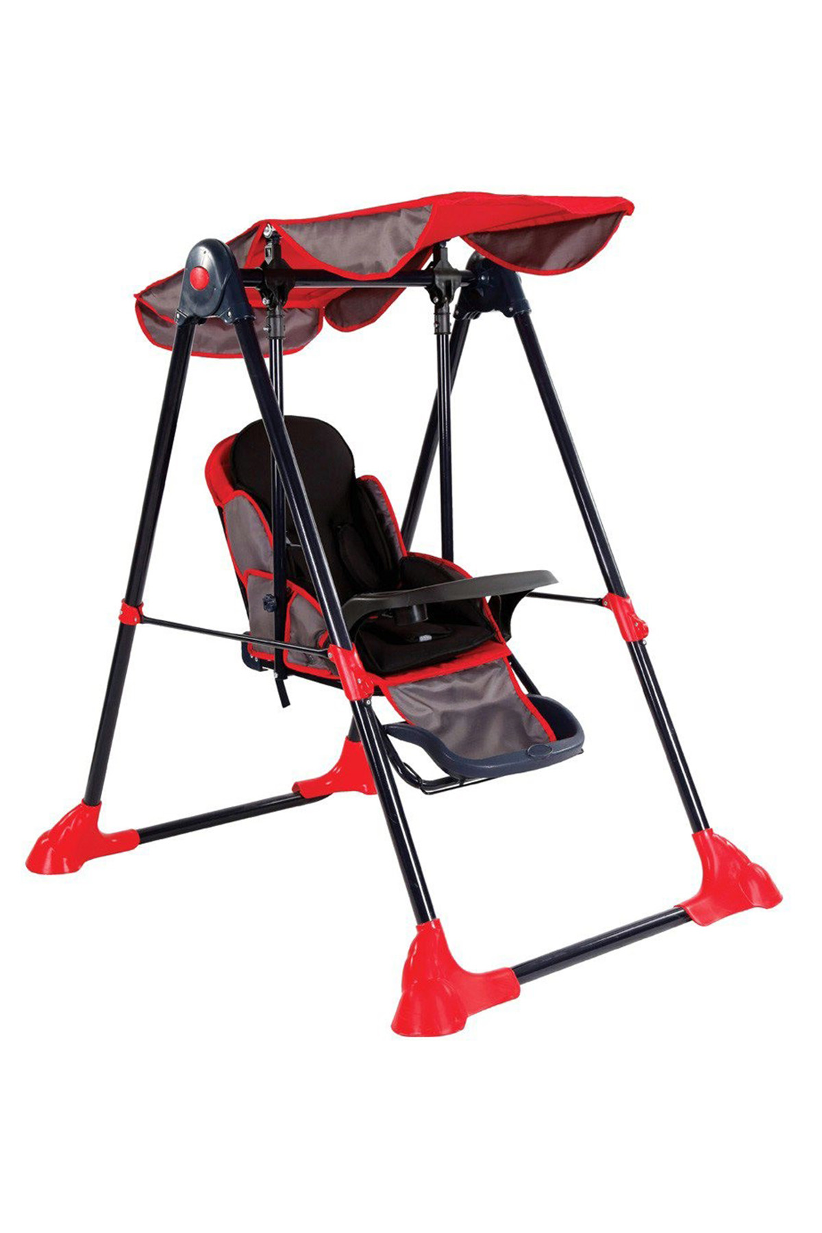 BabyHope Babyswing Salıncak Gri-Kırmızı /