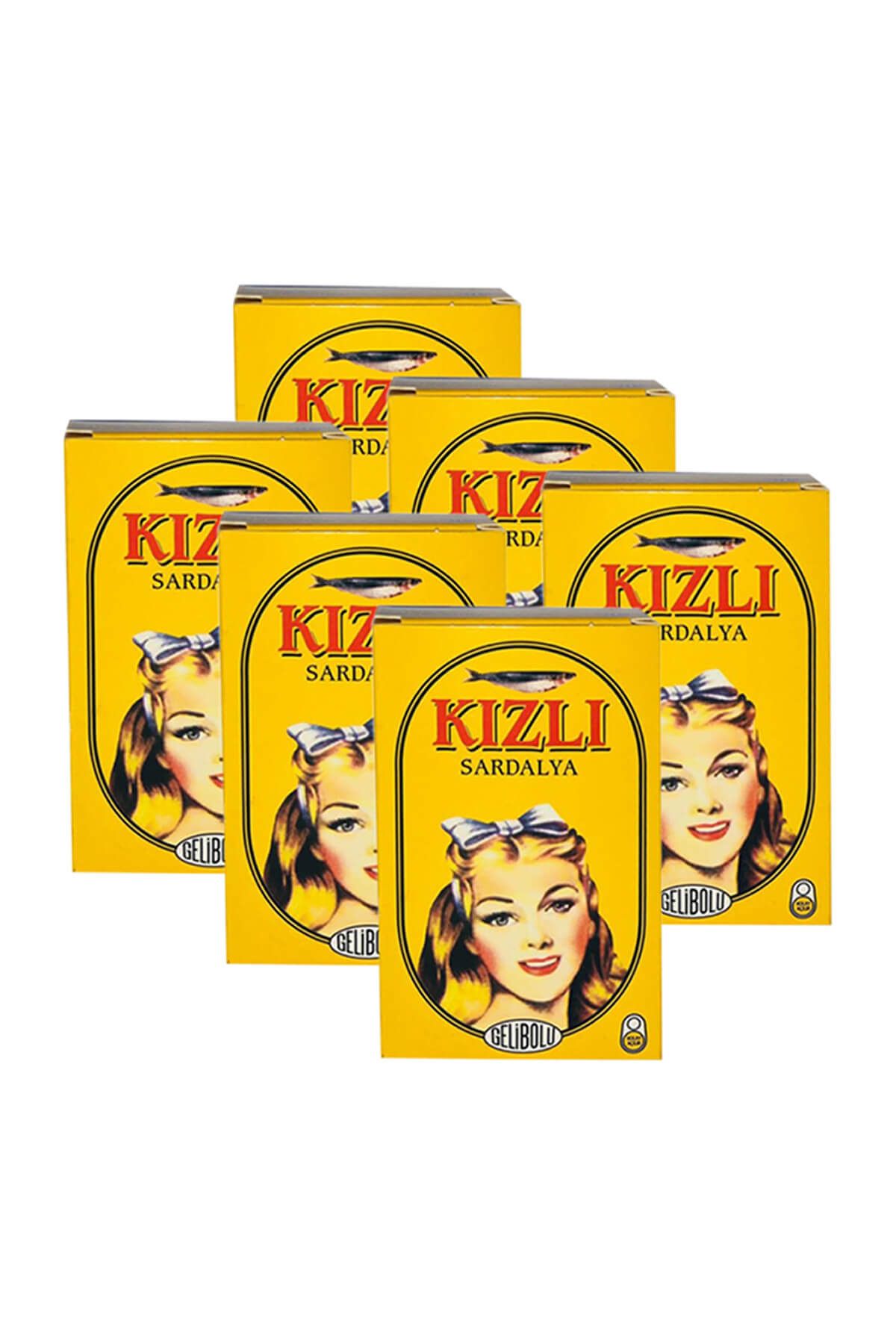 Alaeddin Kızlı Sardalya Konservesi 125 gr x 6 Adet