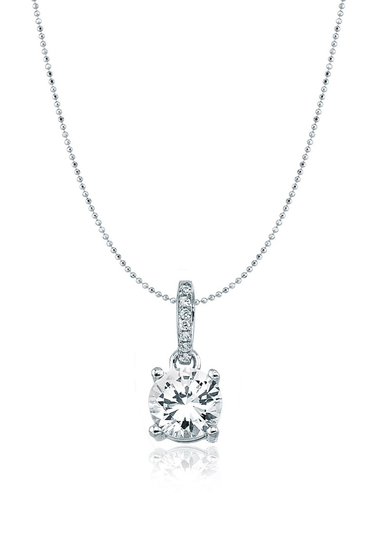 Carat Laboratories Kadın 1,32 Carat Tektaş Kolye CP20618