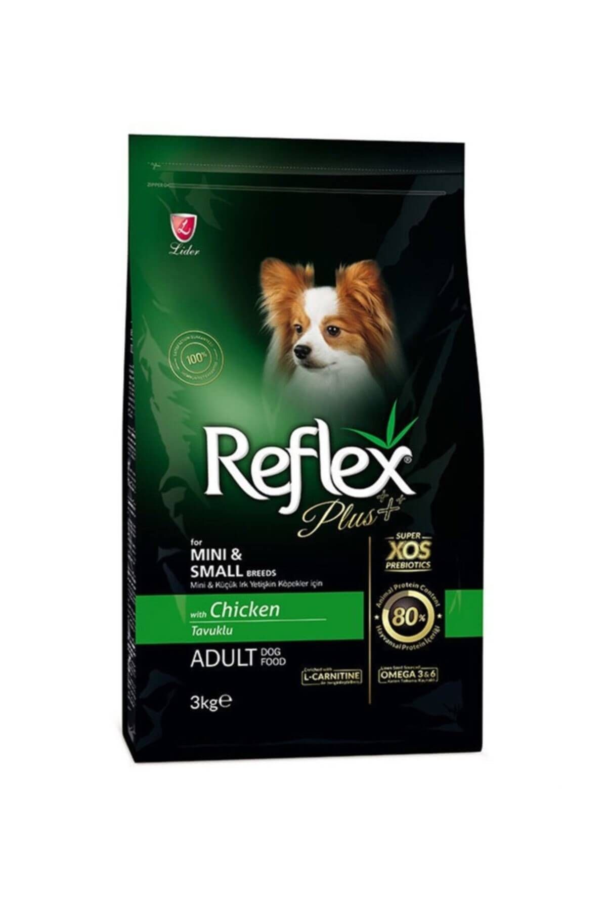 Reflex Plus Mini ve Küçük Irk Tavuklu Yetişkin Köpek Maması 3 Kg