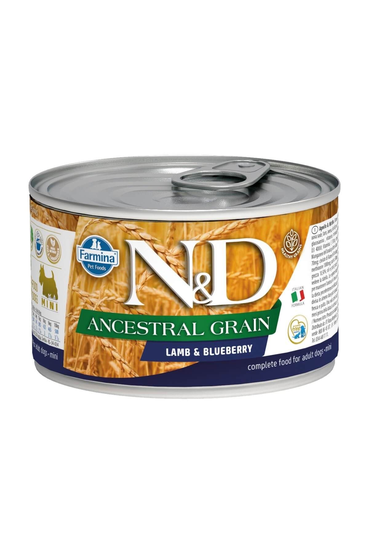 N&D Düşük Tahıllı Kuzu  & Y.Mersini Köpek Konserve 140 gr