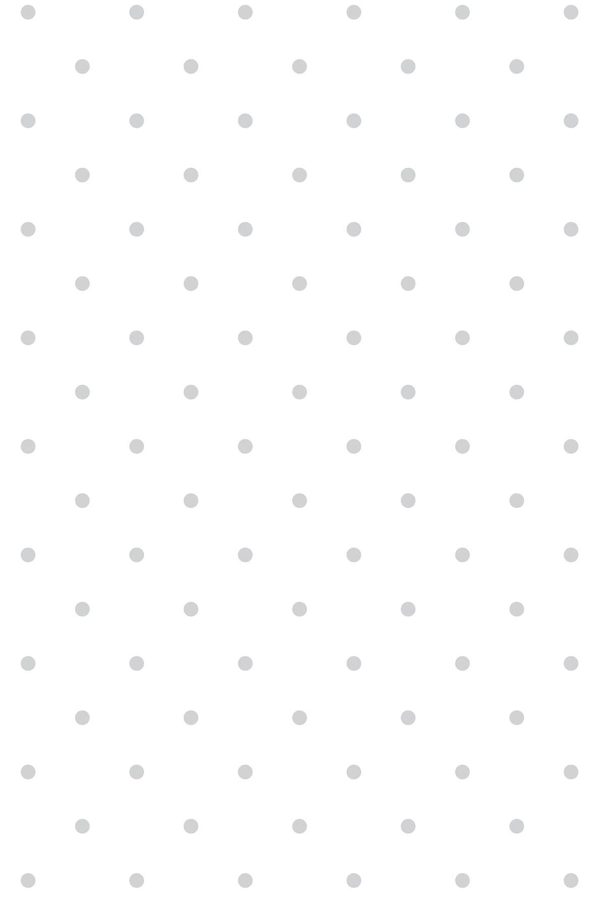 STARS AND POINTS 200-2 Gri Noktalı Çocuk ve Genç Odası Duvar Kağıdı 5,33 M²