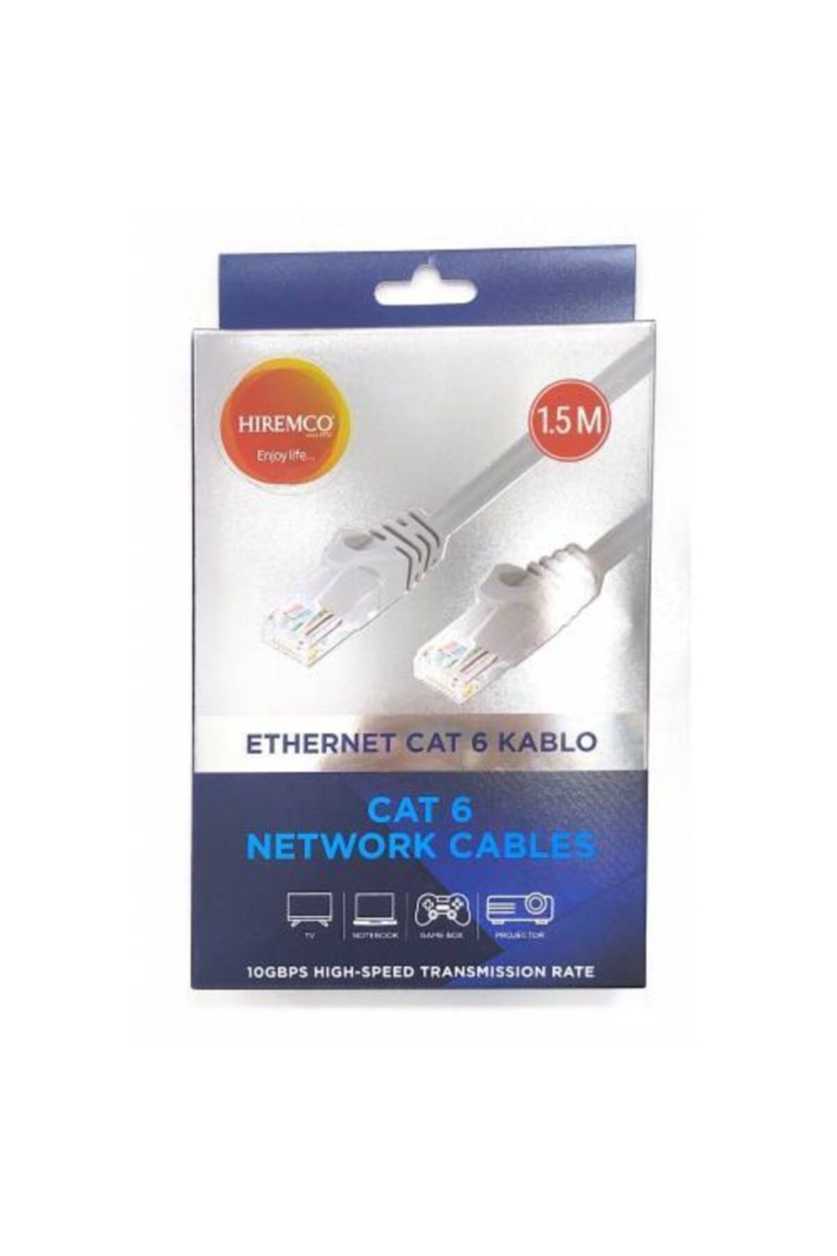 Hiremco Cat6 Ethernet Network (internet) Kablosu