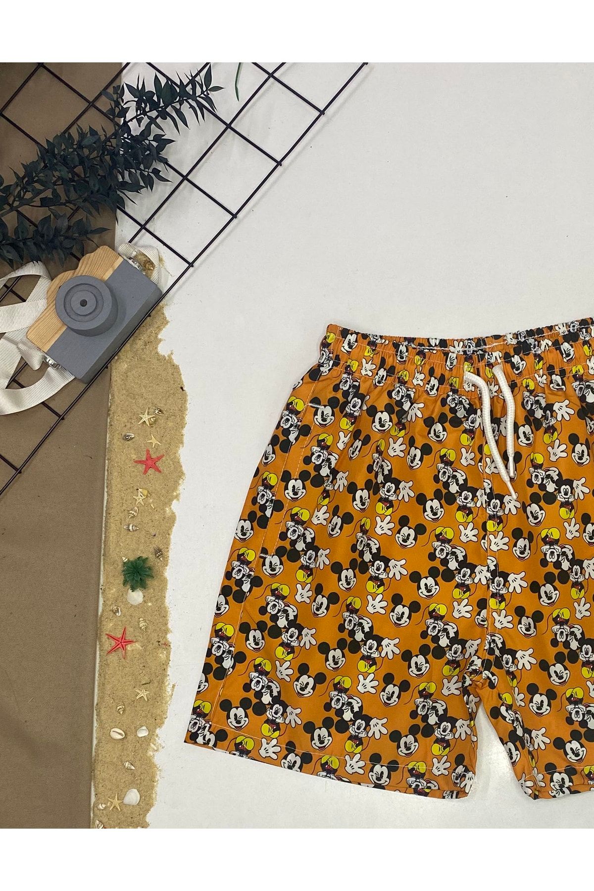 Mens mickey mouse swim shorts hot sale