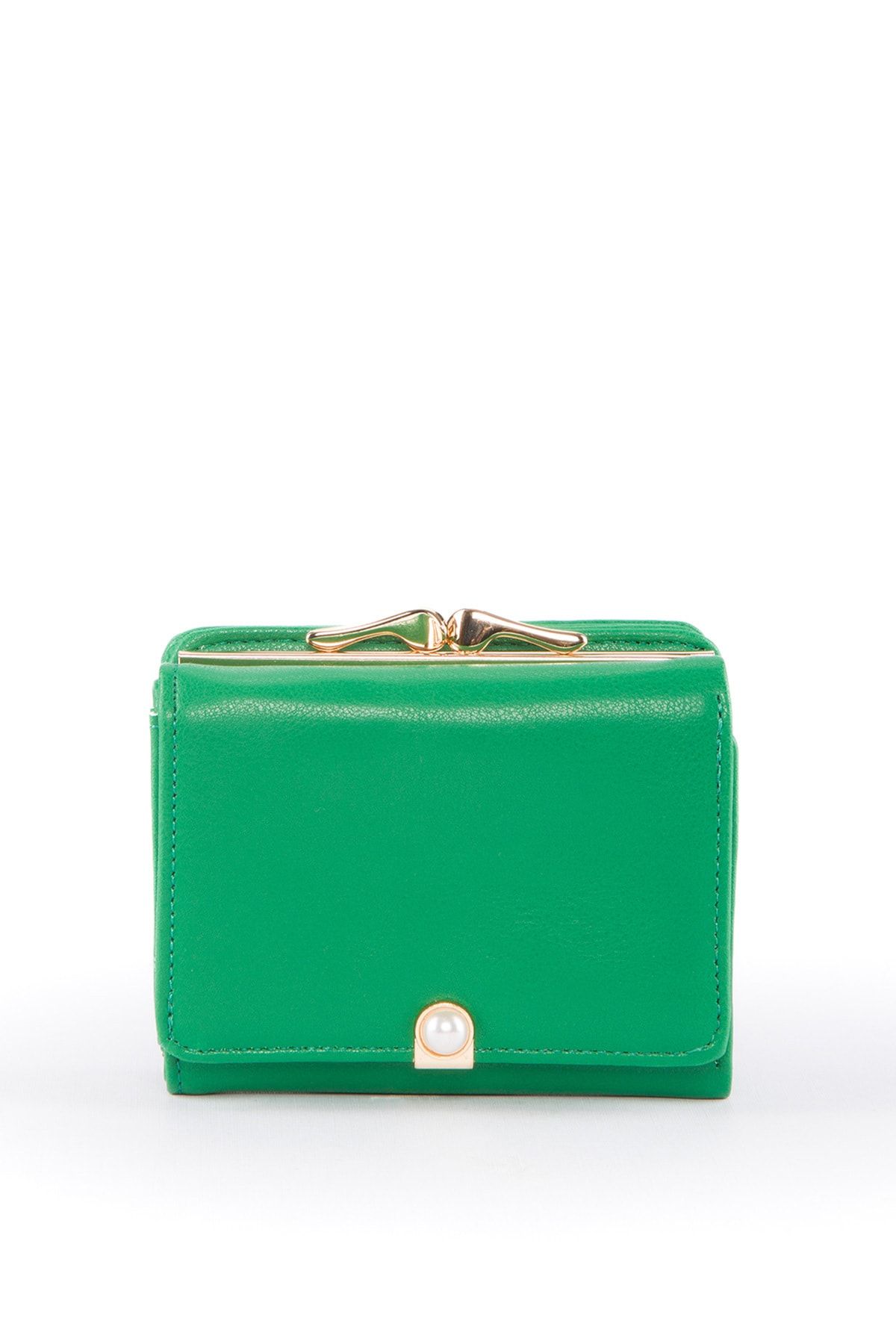 BAGzy Mini Women s Wallet with Pearls Trendyol