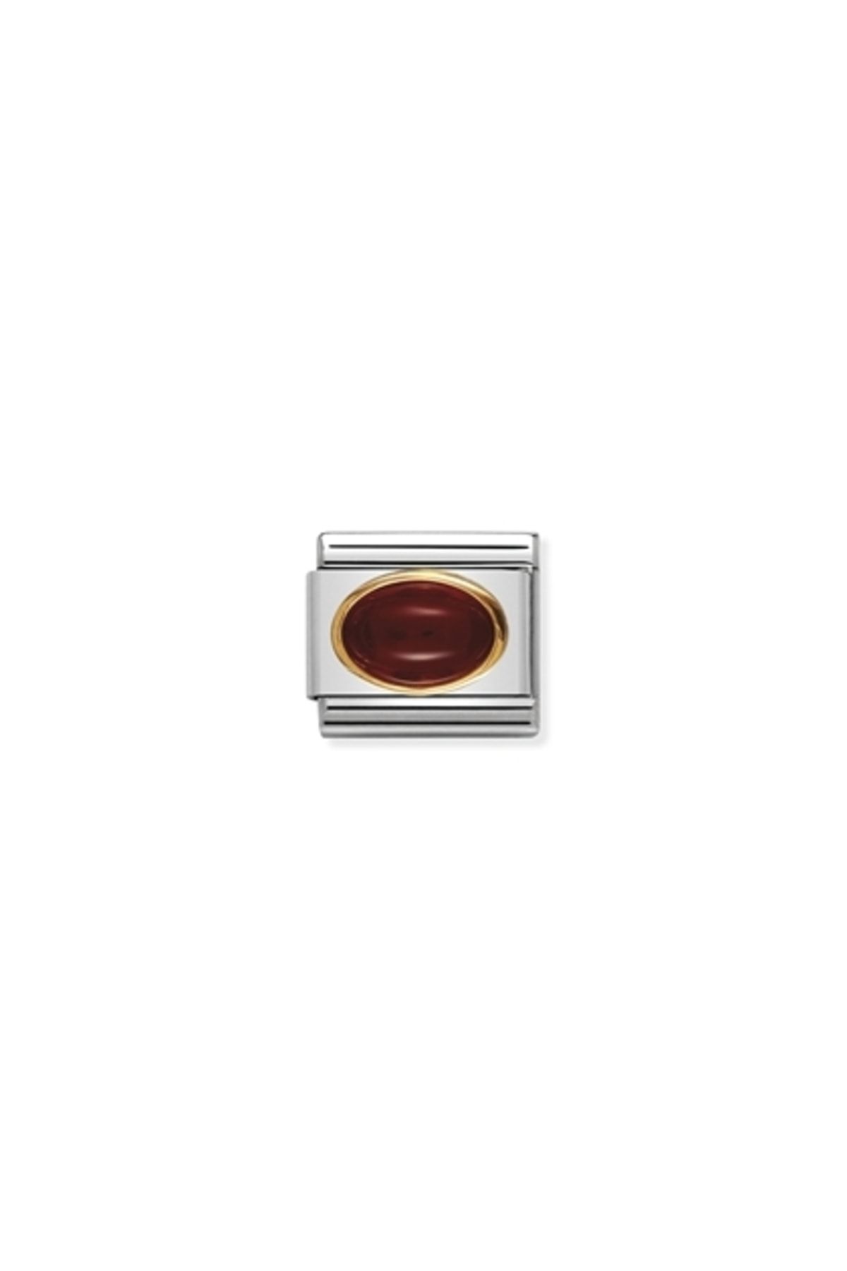 NOM NAT ON Composable Classic Oval Hard Gemstones in Stainless