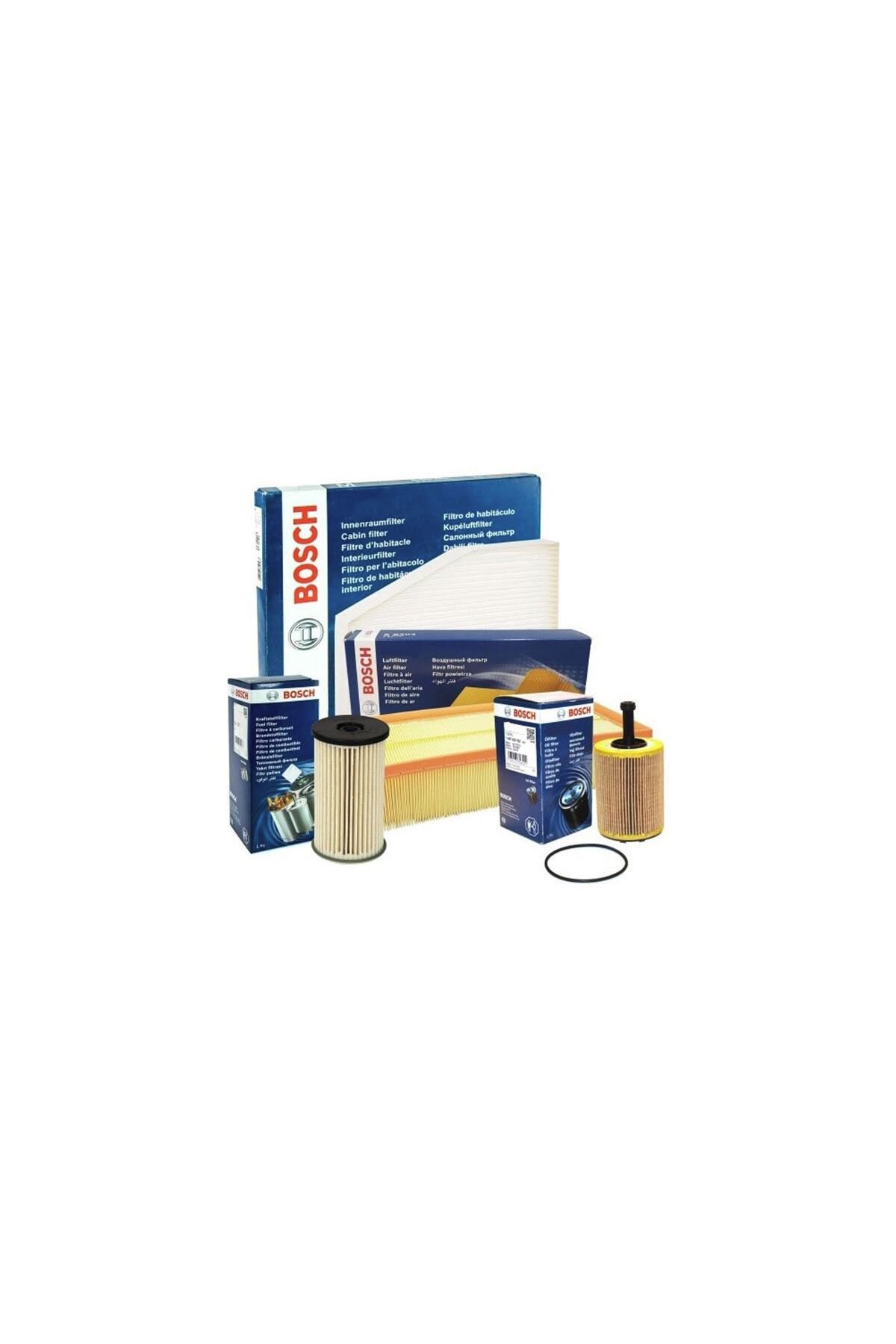 Bosch Bmw 320 I E46 4'lü Filtre Seti 2001-2005 Karbonlu
