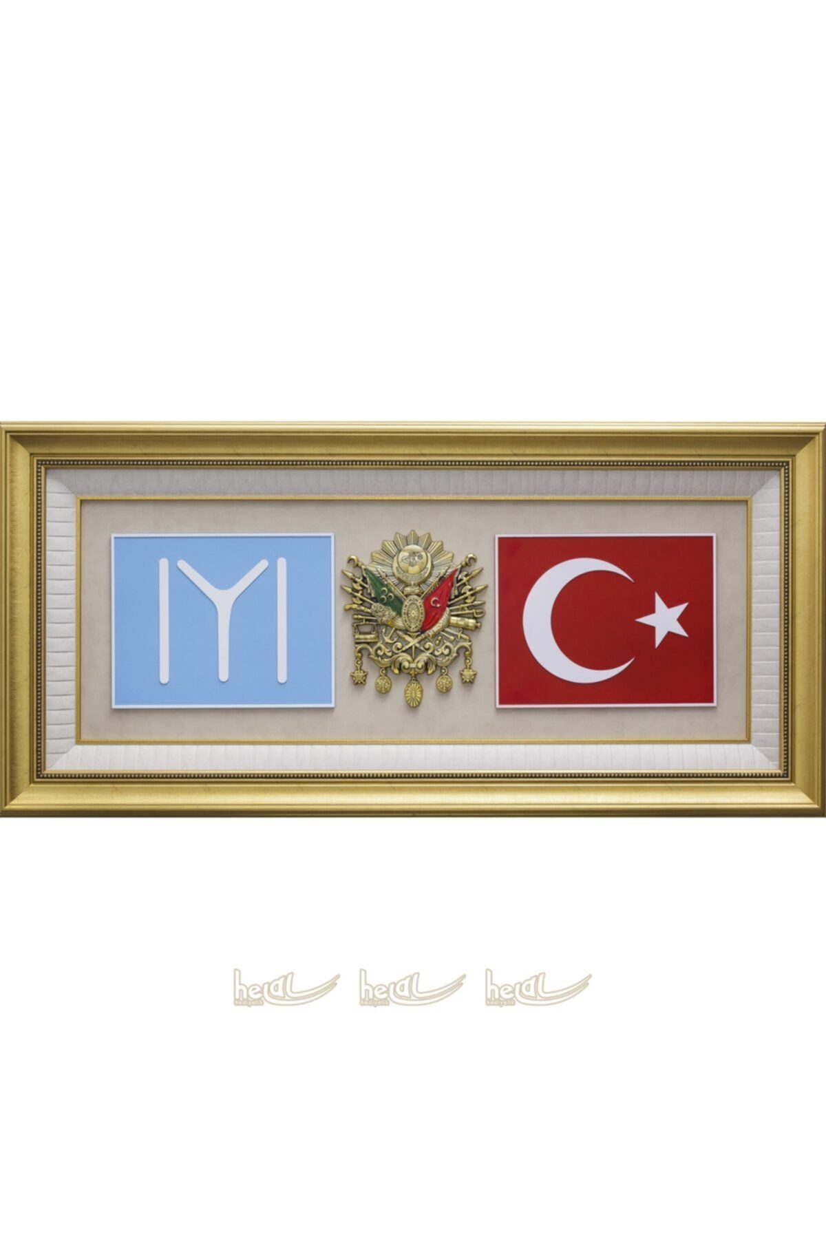 helal hediyelik 53x117cm buyuk dev boyda osmanli armasi tugrasi kayi boyu turk bayragi dirilis tablosu fiyati yorumlari trendyol