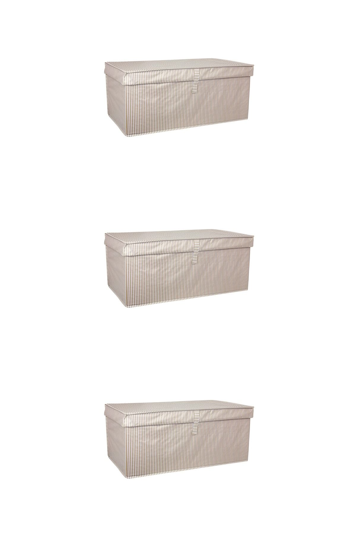 ALAS 3'lü Çok Amaçlı Kutu Seti Megaplus (70x40x30cm) Yeni Sezon Nano Teknoloji Su Geçirmez Kumaş