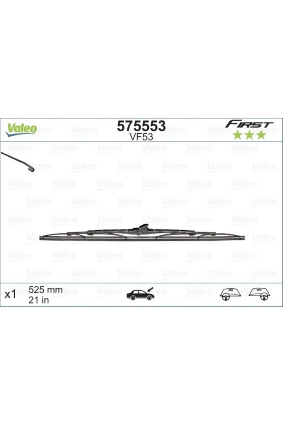 VALEO CLASSIC Valeo 575553 Silecek Adet Vf53 1 530mm Pk11
