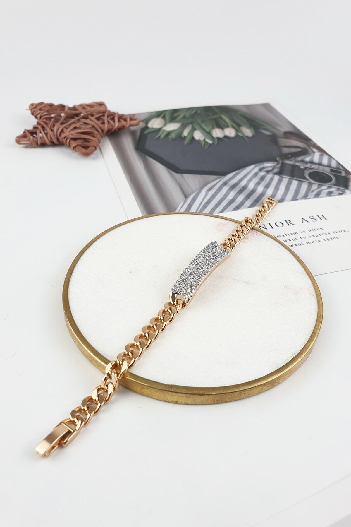Çlk Accessories Özel Seri Zirkon Taşlı Bileklik B1250
