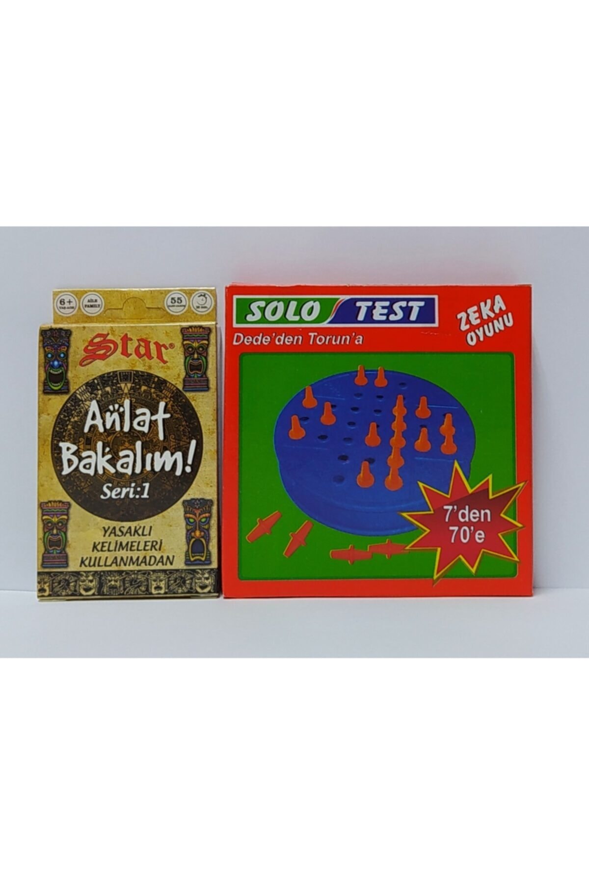 Brother Toys Anlat Bakalım Yasaklı Kelimeler Seri-1 ve Solo Test Zeka Testi Oyunu
