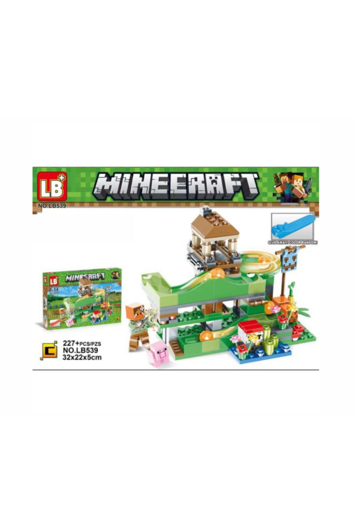 elife Lego Seti Minecraft My World Serisi 227 Parça Blok Yapılandırma Oyuncağı