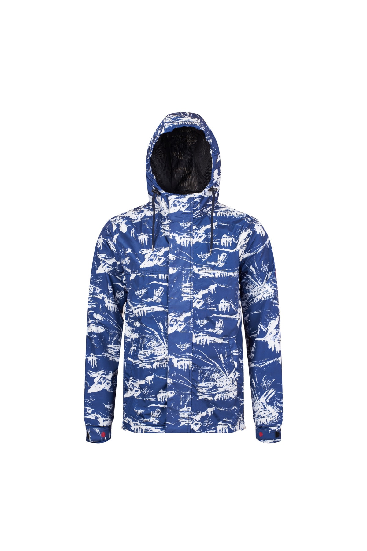 RAINSNOW Su Itici Özellikli Tam Fermuarlı Kapüşonlu Yağmurluk