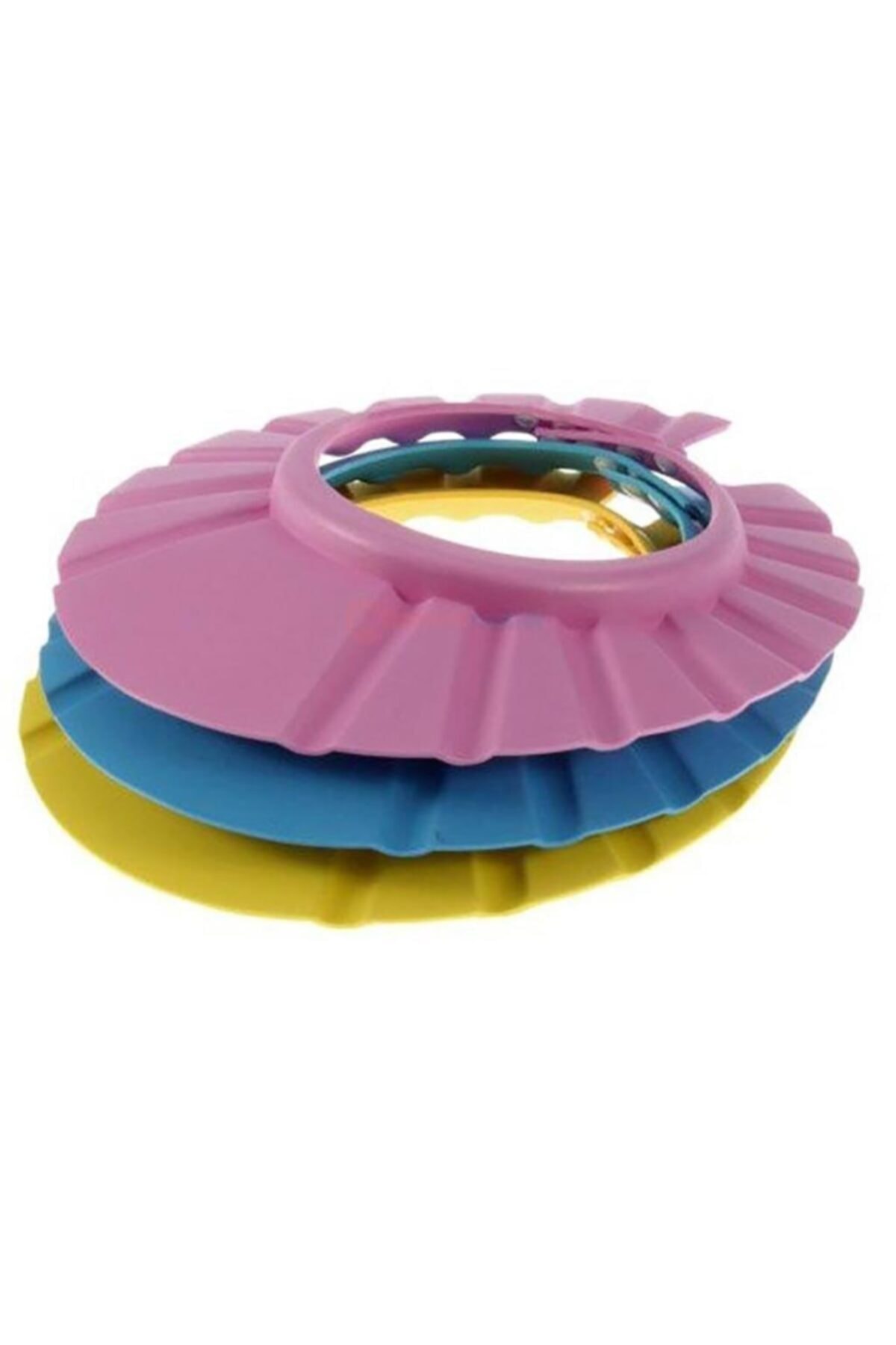 rennway Ayarlanabilir Bebek Banyo Şapkası Pembe Küvet Şapkası Başlığı