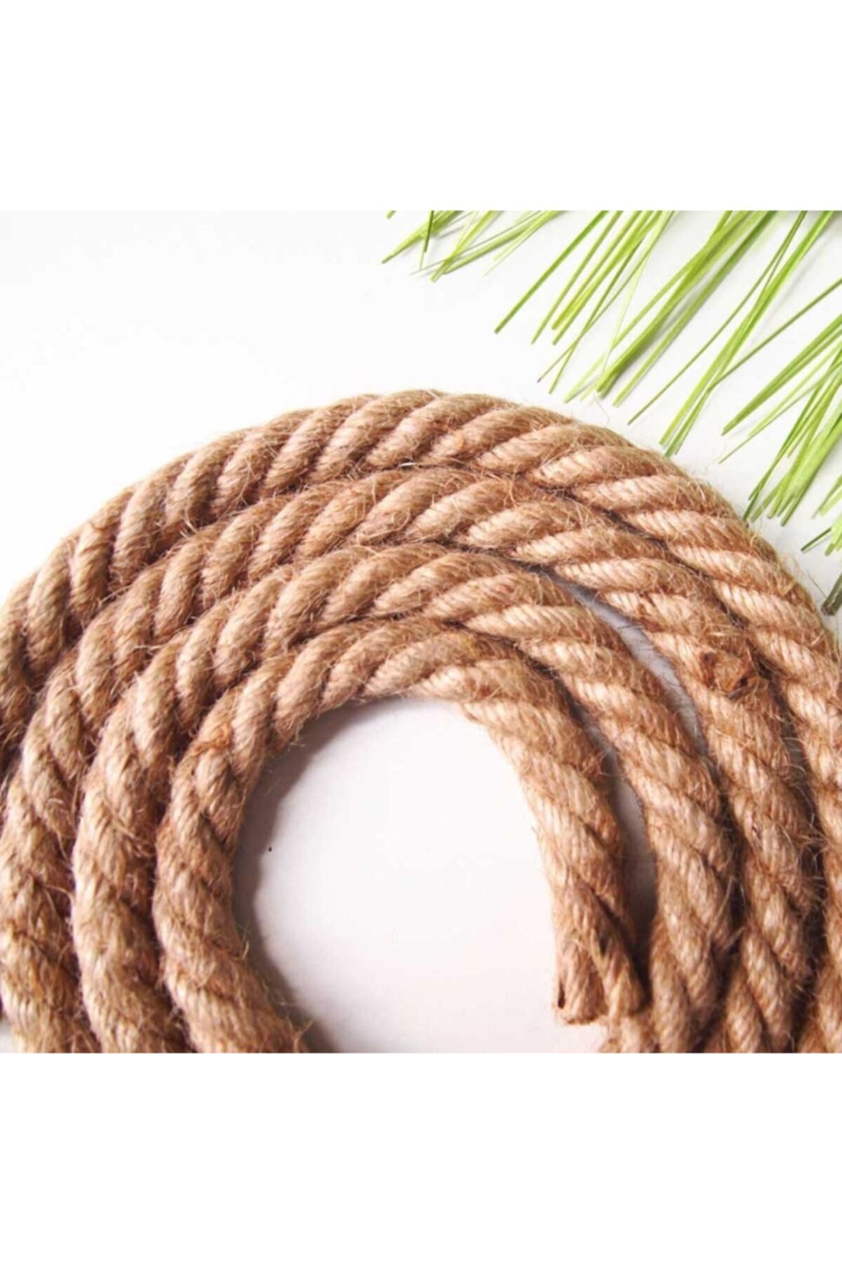 EldenHırdavat 18 mm Ip Kendir Urgan Açık Kahve 100 mt Jüt Halat