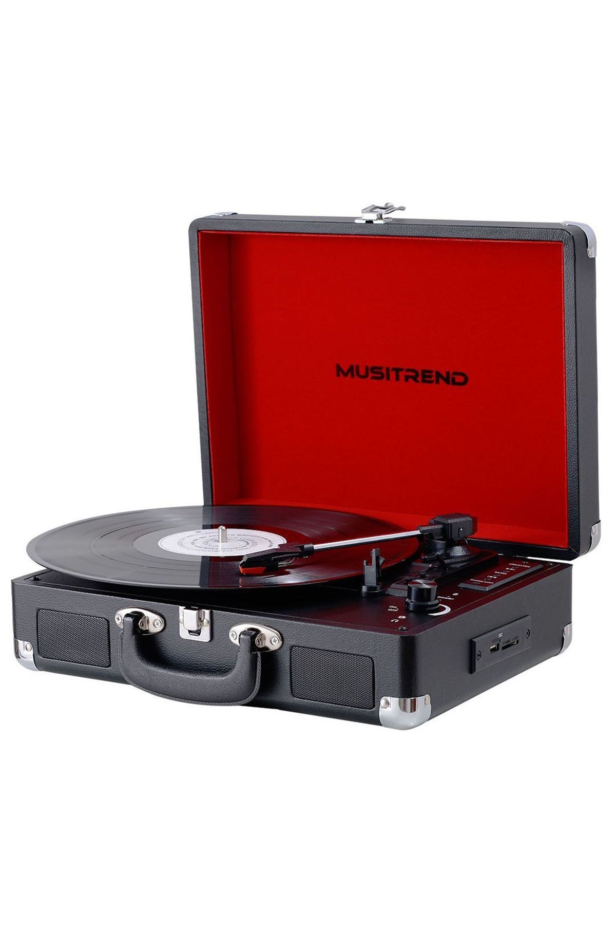 Musitrend MT316UB Retro Pikap - Şarj / Bluetooth / USB Giriş - 33, 45, 78 Devir