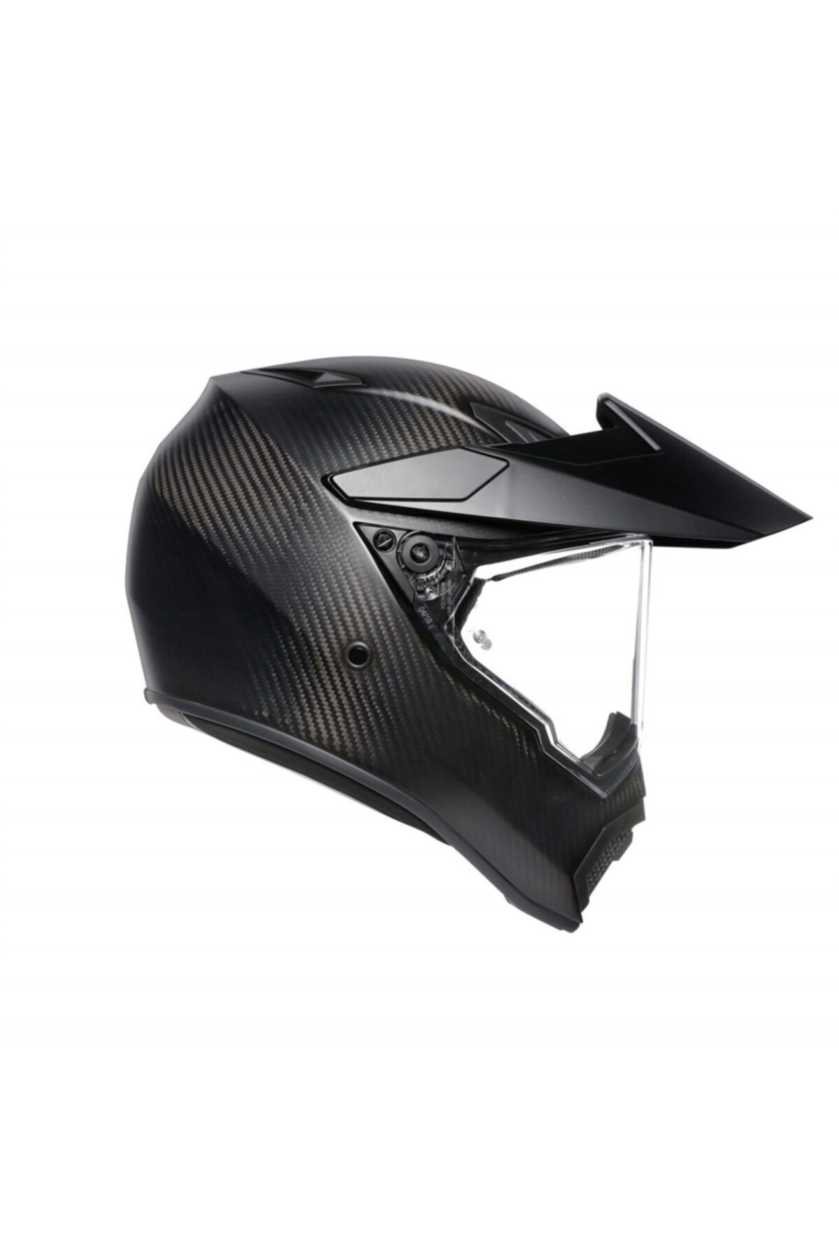 AGV Ax-9 Solid Matt Carbon Kapalı Kask
