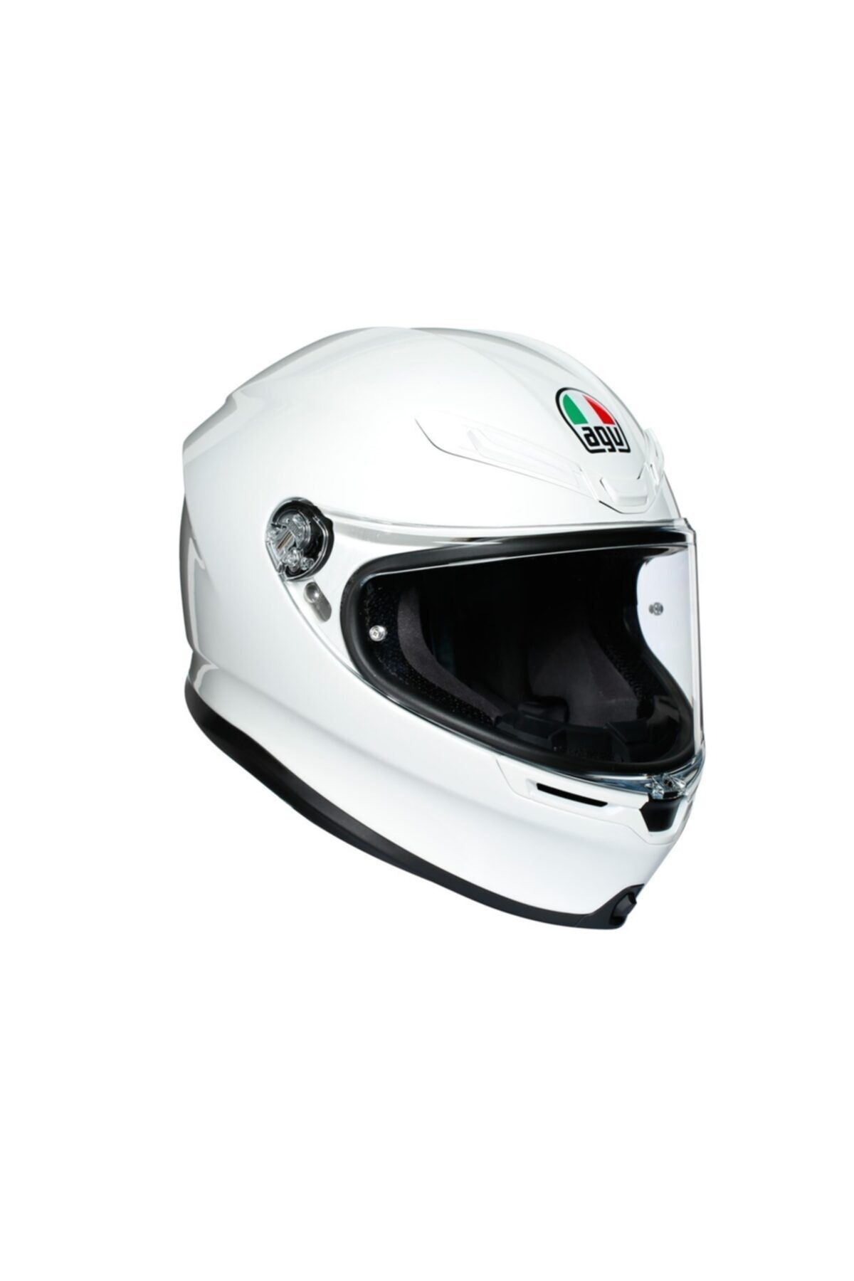 AGV K6 Solid Beyaz Kapalı Kask