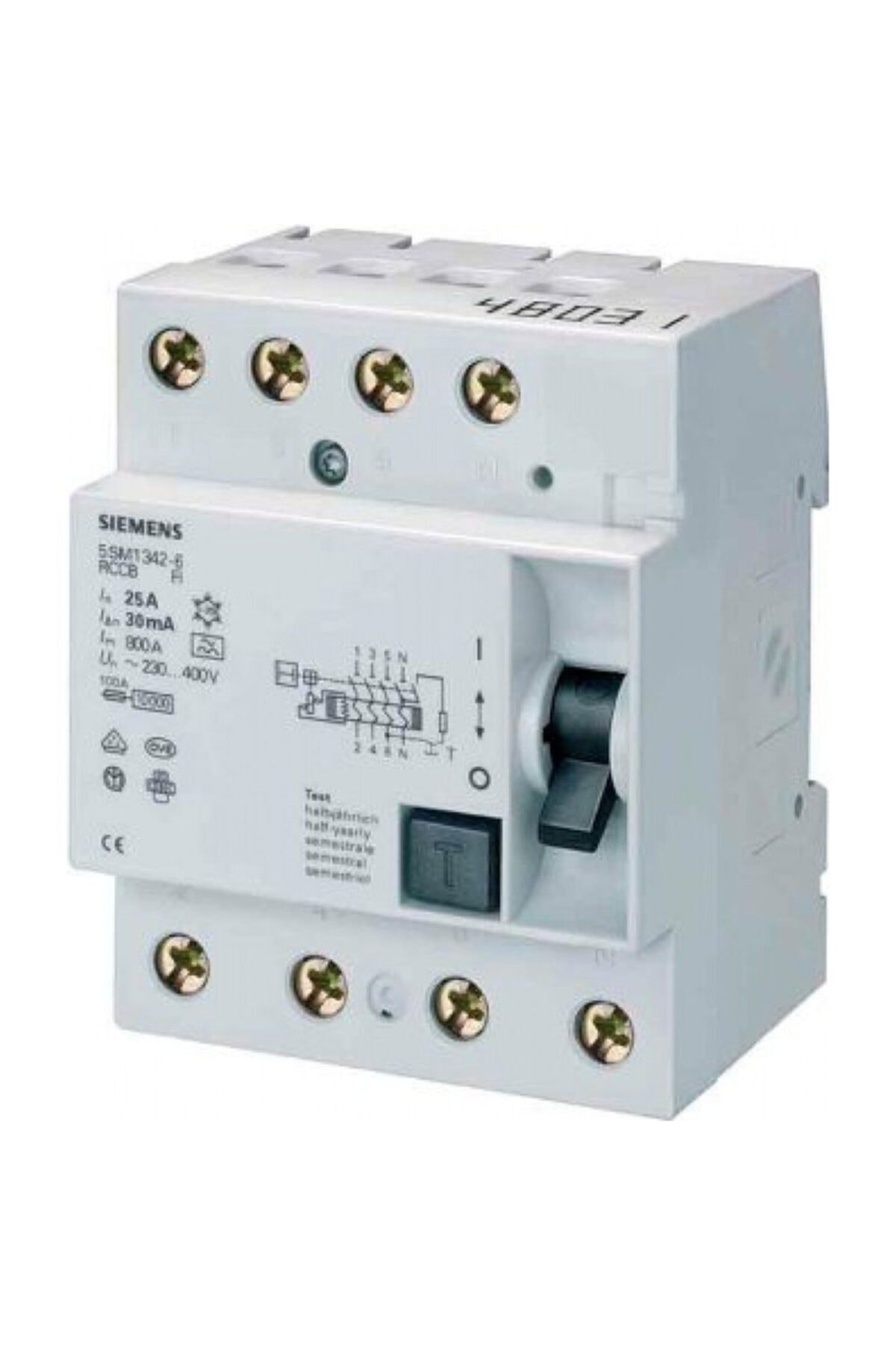 Siemens Sıemens 5sm1347-0 Kaçak Akım Rölesi 30 Ma 3f+n 80a