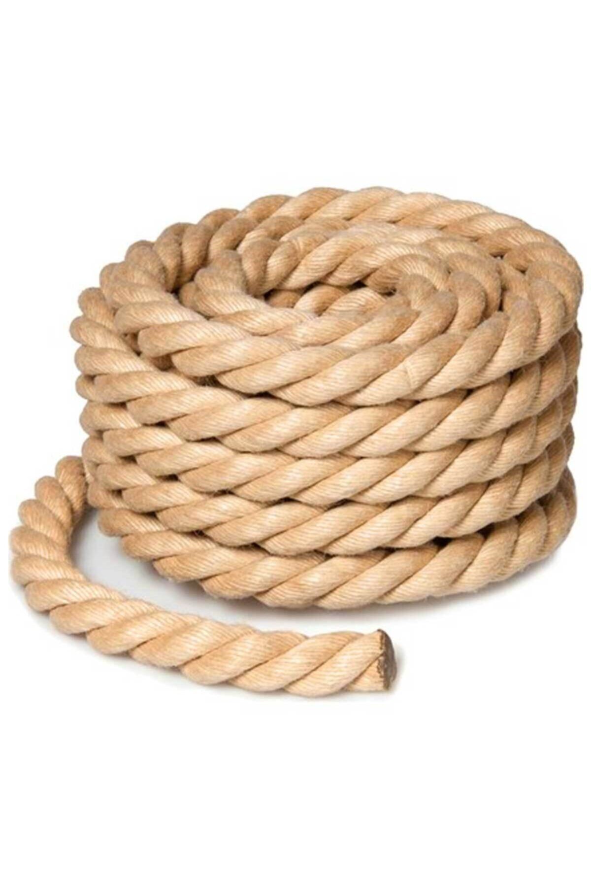 EldenHırdavat Açık Kahve Kendir Urgan 30 Metre  40 Mm