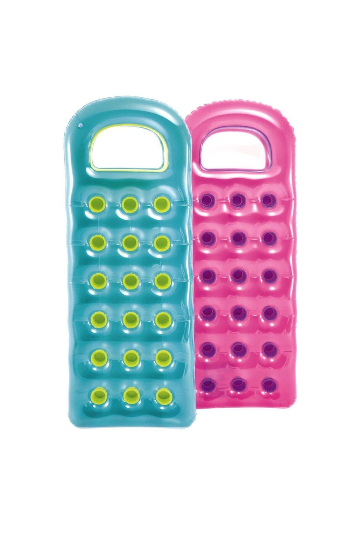 Intex Mavi - Kırmızı Bardaklı Yatak 59895