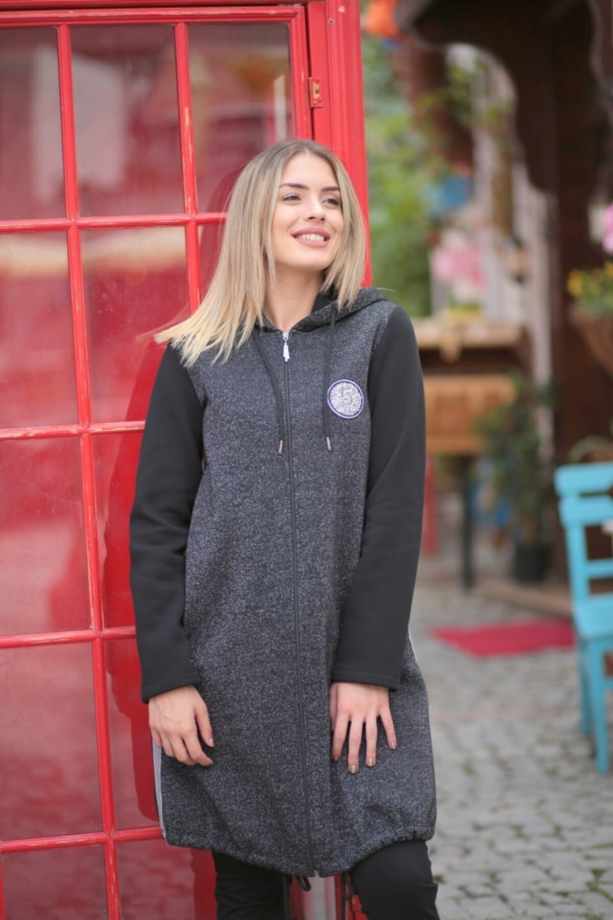 SPORTIFY Kadın Tesettür Spor Tek Kap - Siyah