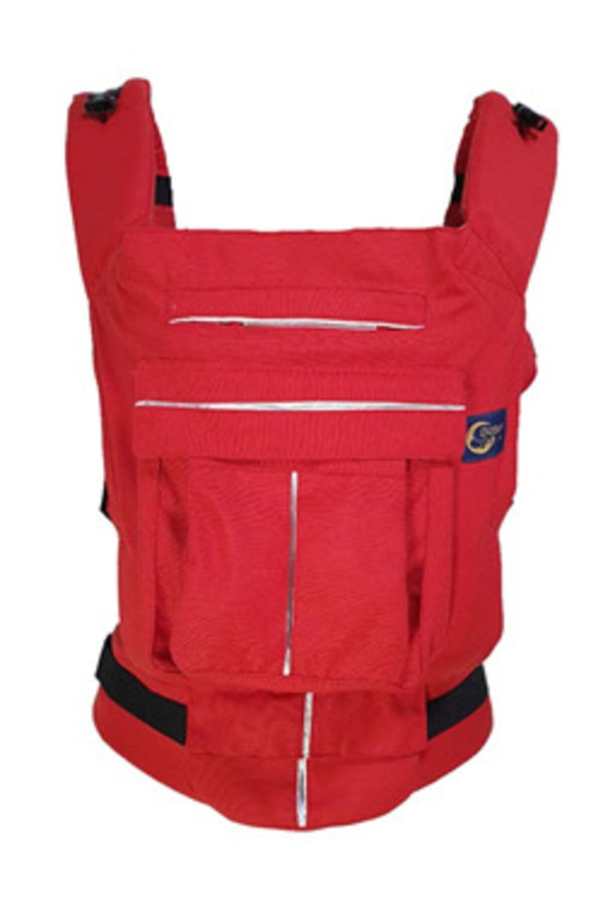 Babalinbaby Kırmızı 3 Cepli Ergonomik Kanguru