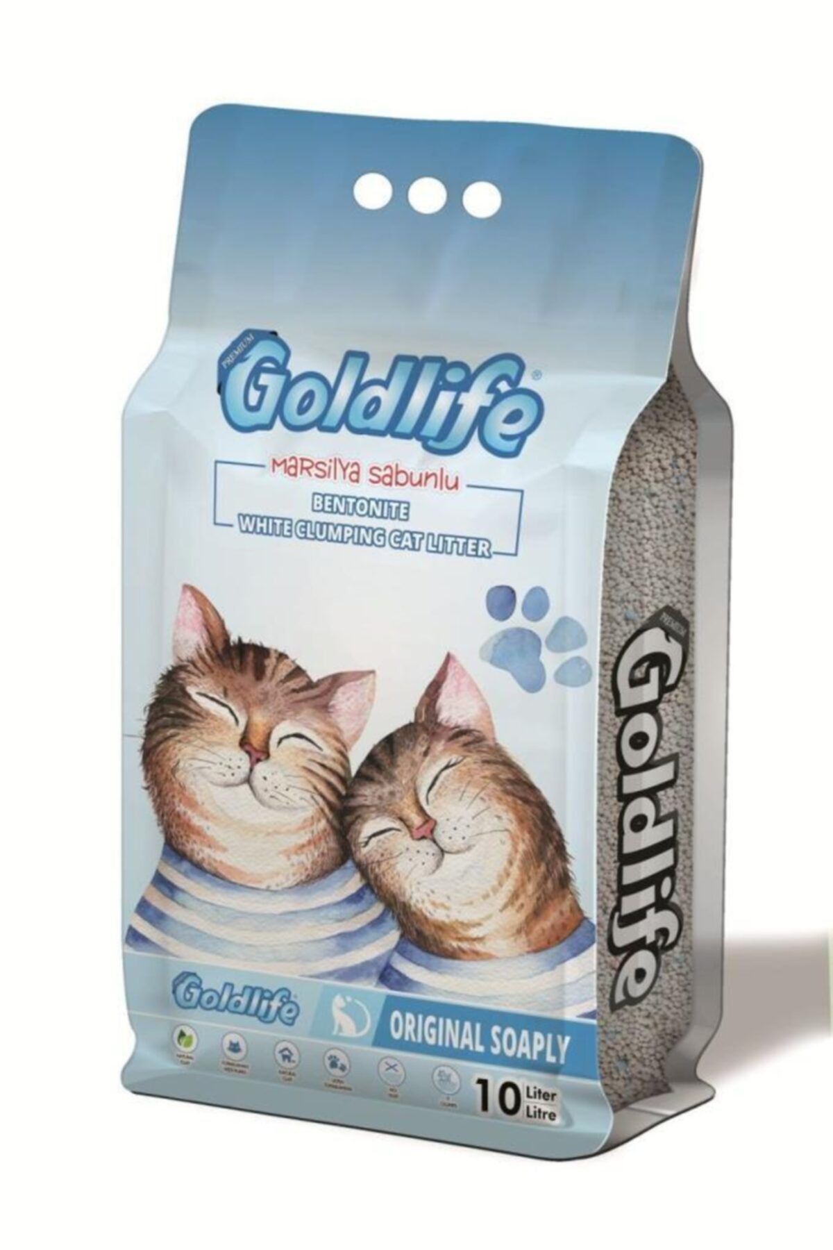 Goldlife Premium Marsilya Sabunlu Kedi Kumu 5 Lt Ince Trendyol