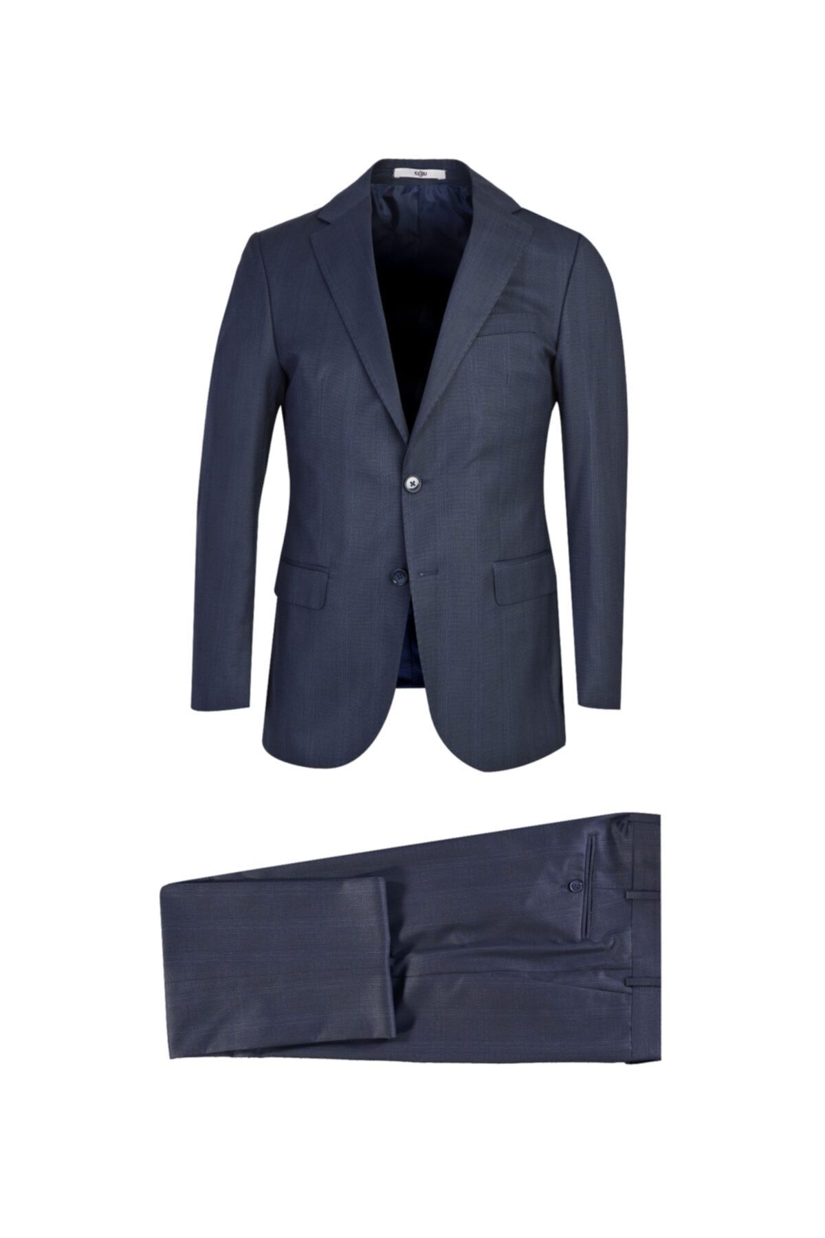 Kiğılı Regular Fit Ekose Takım Elbise