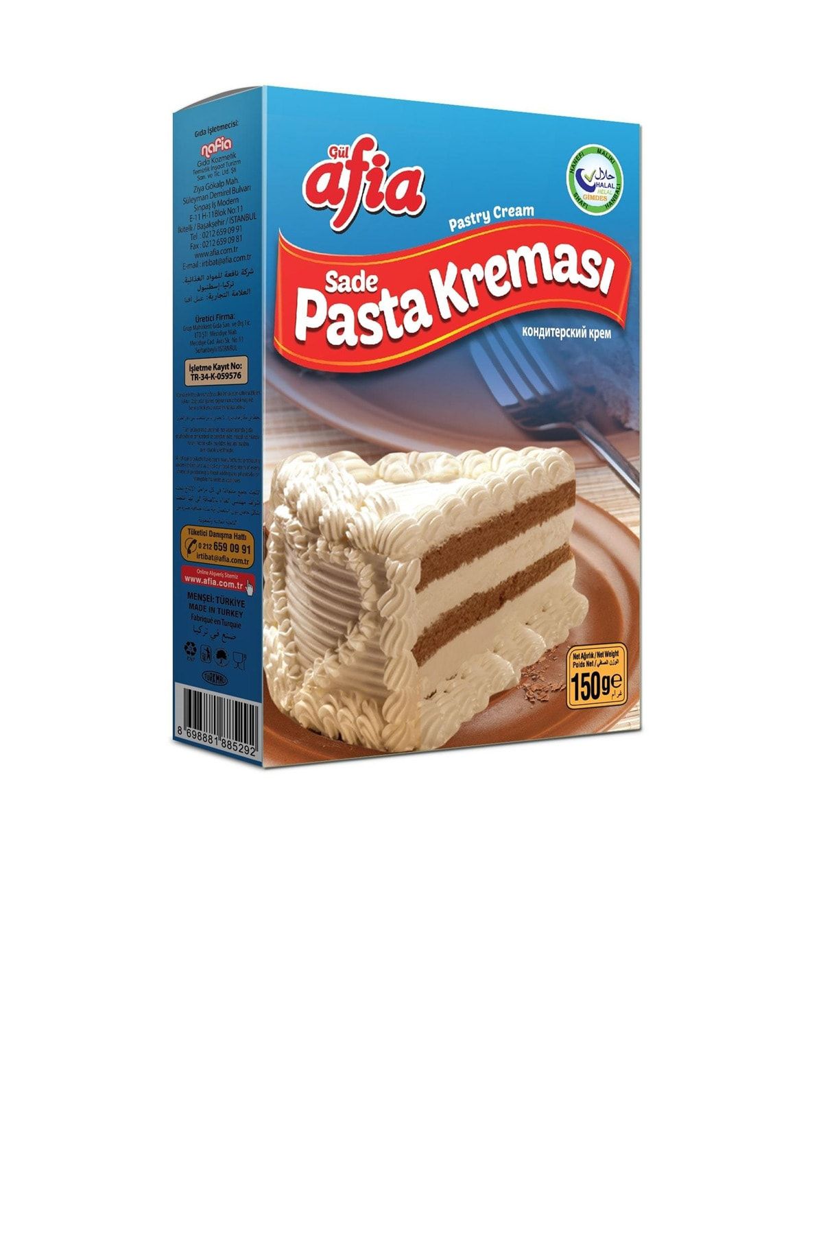 Afia Sade Pasta Kreması 150 G.
