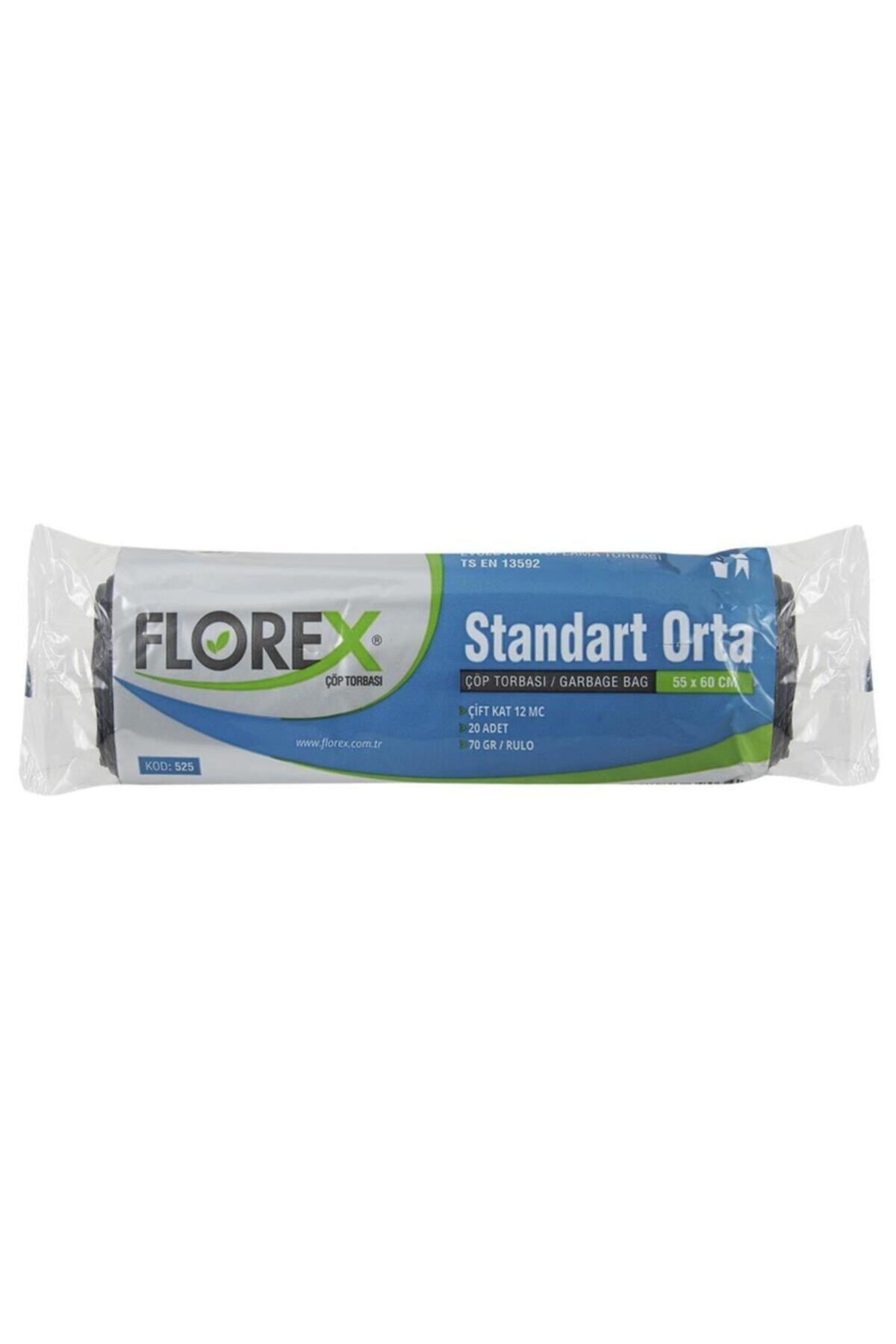 Florex Standart Orta Çöp Torbası 55x60 Cm 50 Rulo