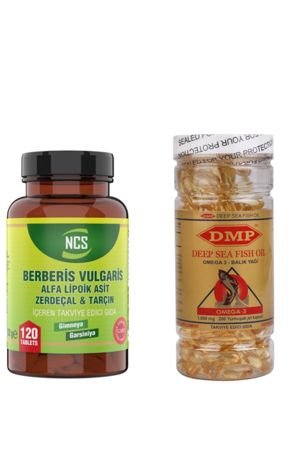 NCS Berberis Vulgaris 120 Tablet Omega 3 Balık Yağı 200 Kapsül
