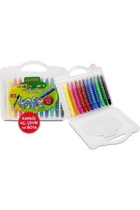 Okul Ve Okul Oncesi Ogrenci Tipi Boyalar Crayon Mum Boyalar Monami Wax Crayons Cevirmeli Mum Boya 12 Renk