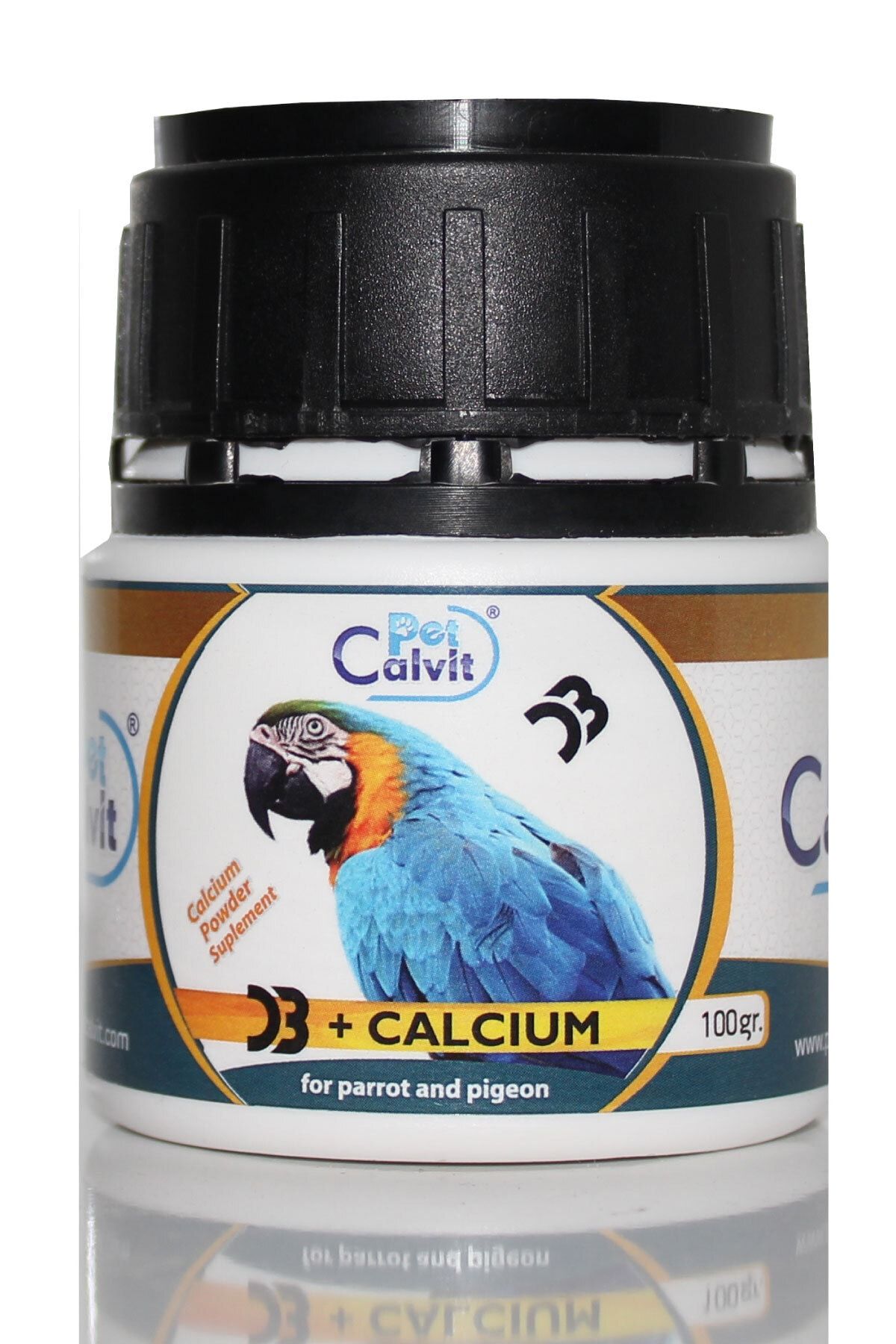 Petcalvit Papağan D3+kalsiyum Desteği 100 Gr.