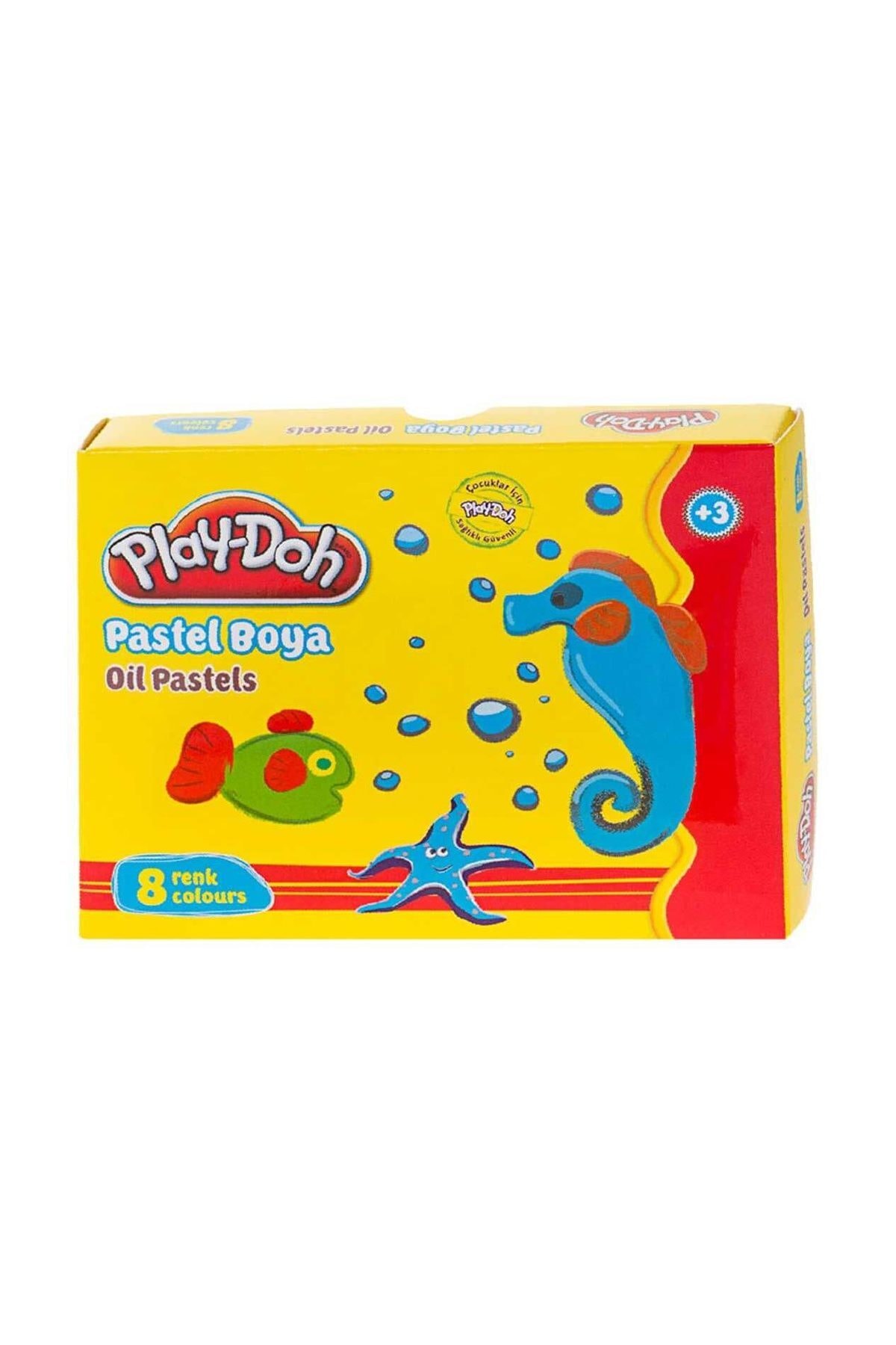 Play Doh 8 Renk Pastel Boya