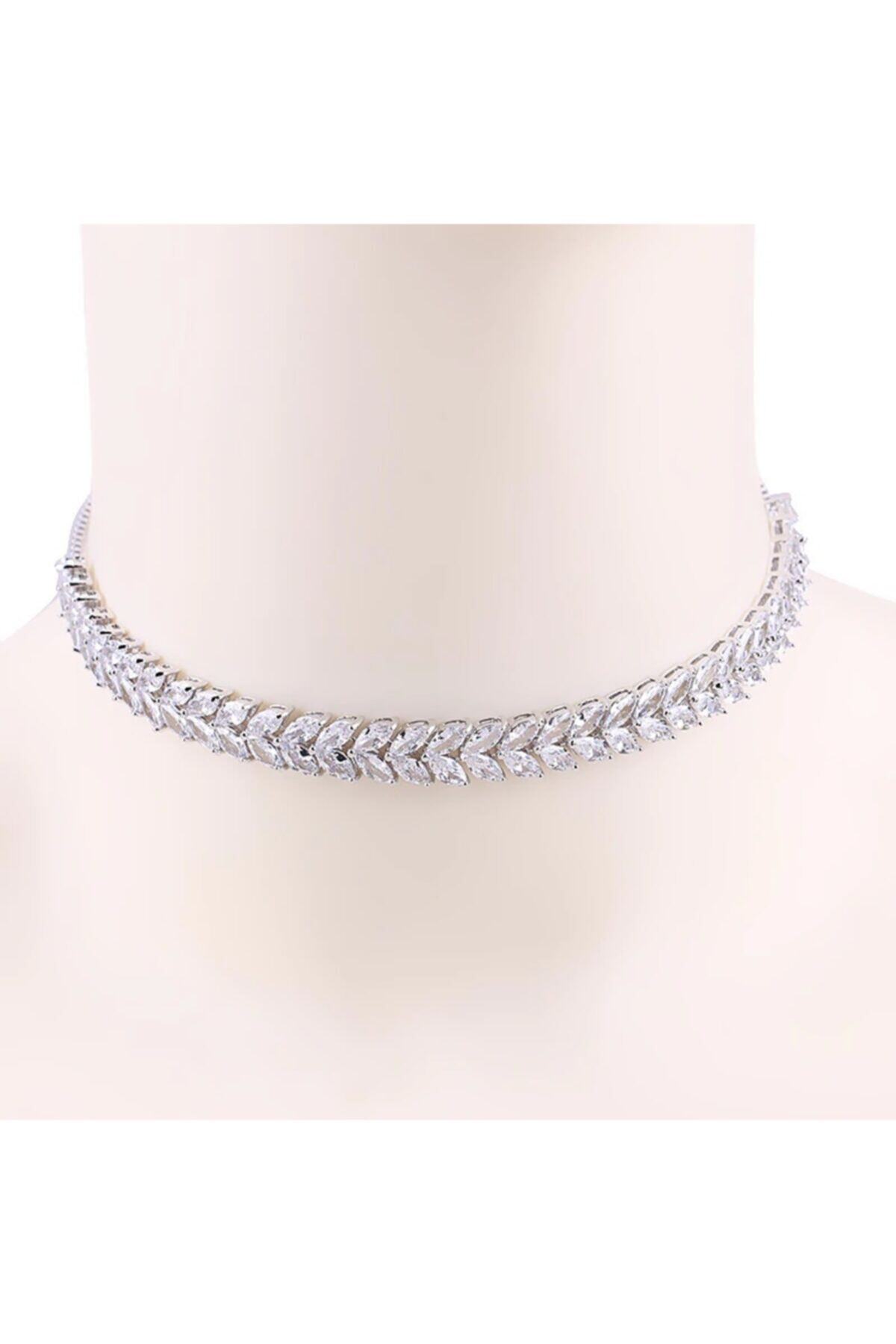 Luminiso Yaprak Markiz Choker
