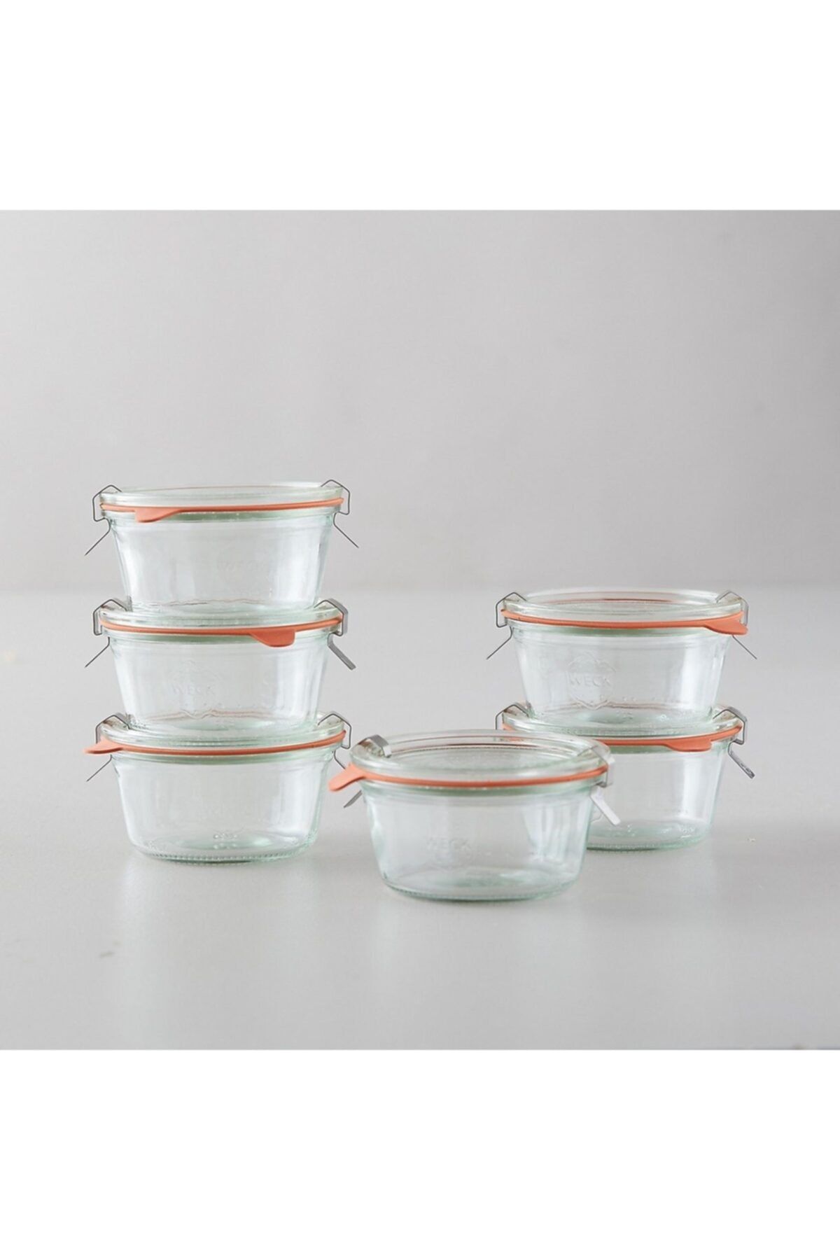 Weck Mold Kısa Kavanoz Set (6 Adet) 740 290 ml