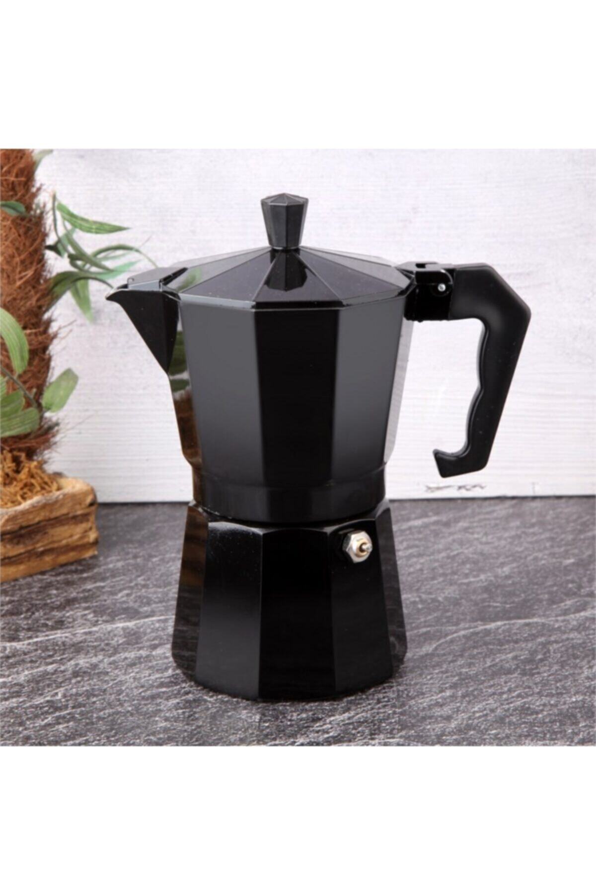 Tohana Moka Cezve 6 Fincanlık 360 Ml Siyah