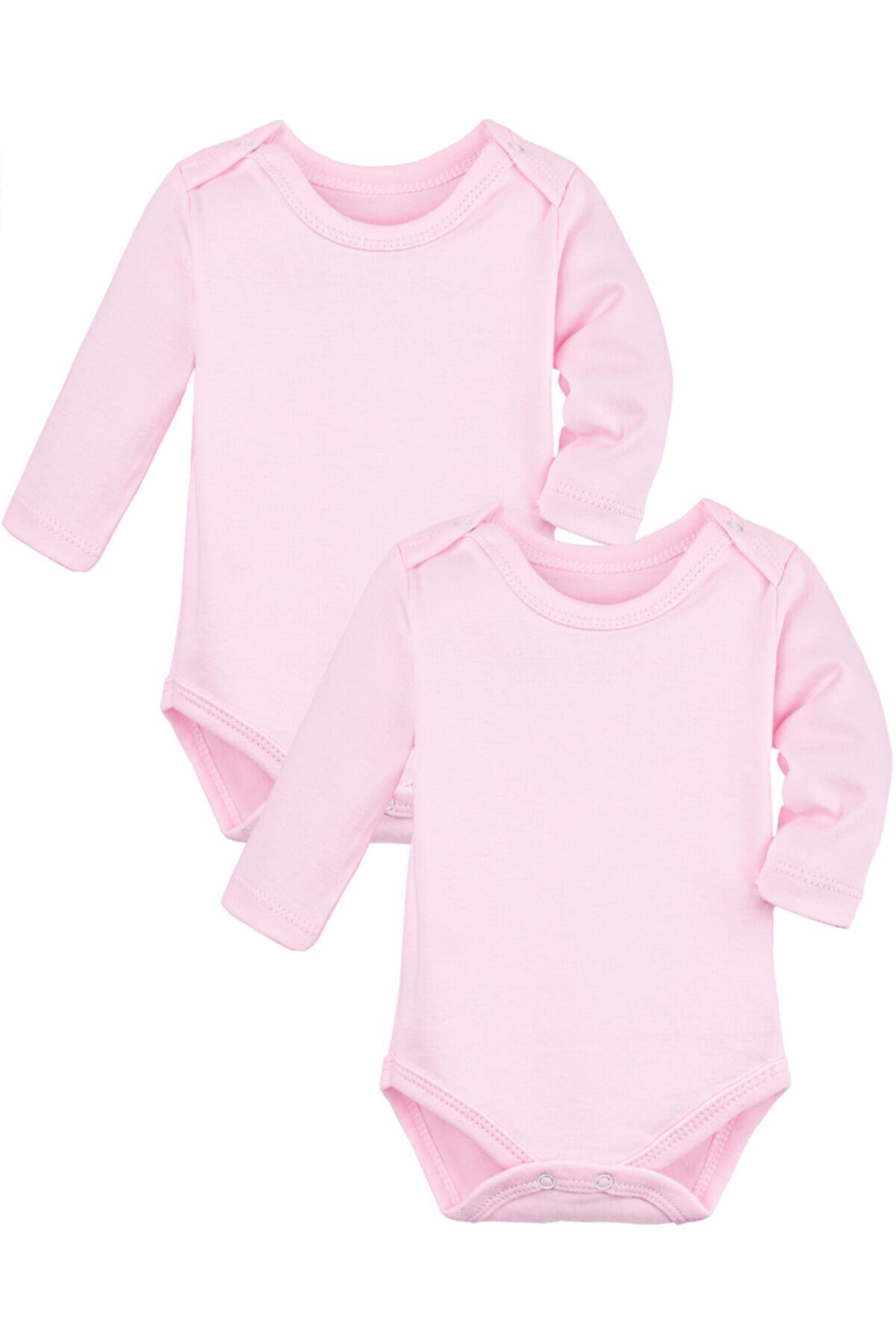 Lilax Uzun Kollu Çıtçıtlı Badi 2'li Set