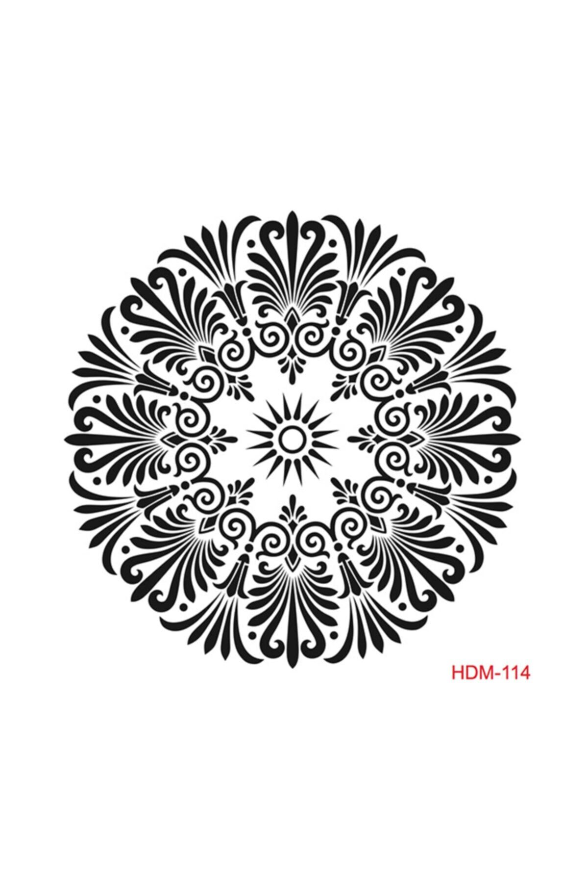 Cadence Mandala Stencil (şablon) 25x25 Cm