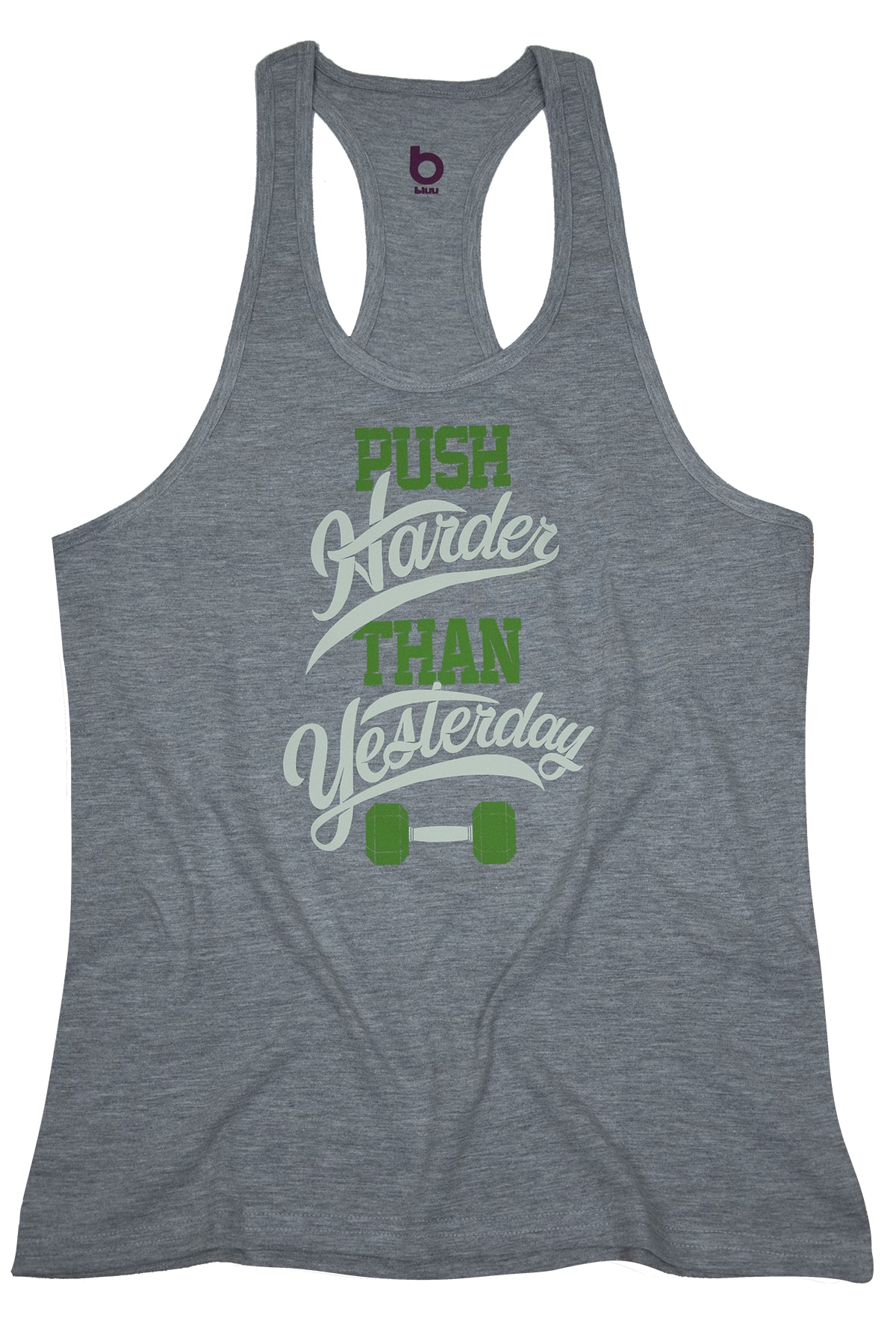 BLUU Fitness Gym Tank Top Sporcu Atleti Pushgri