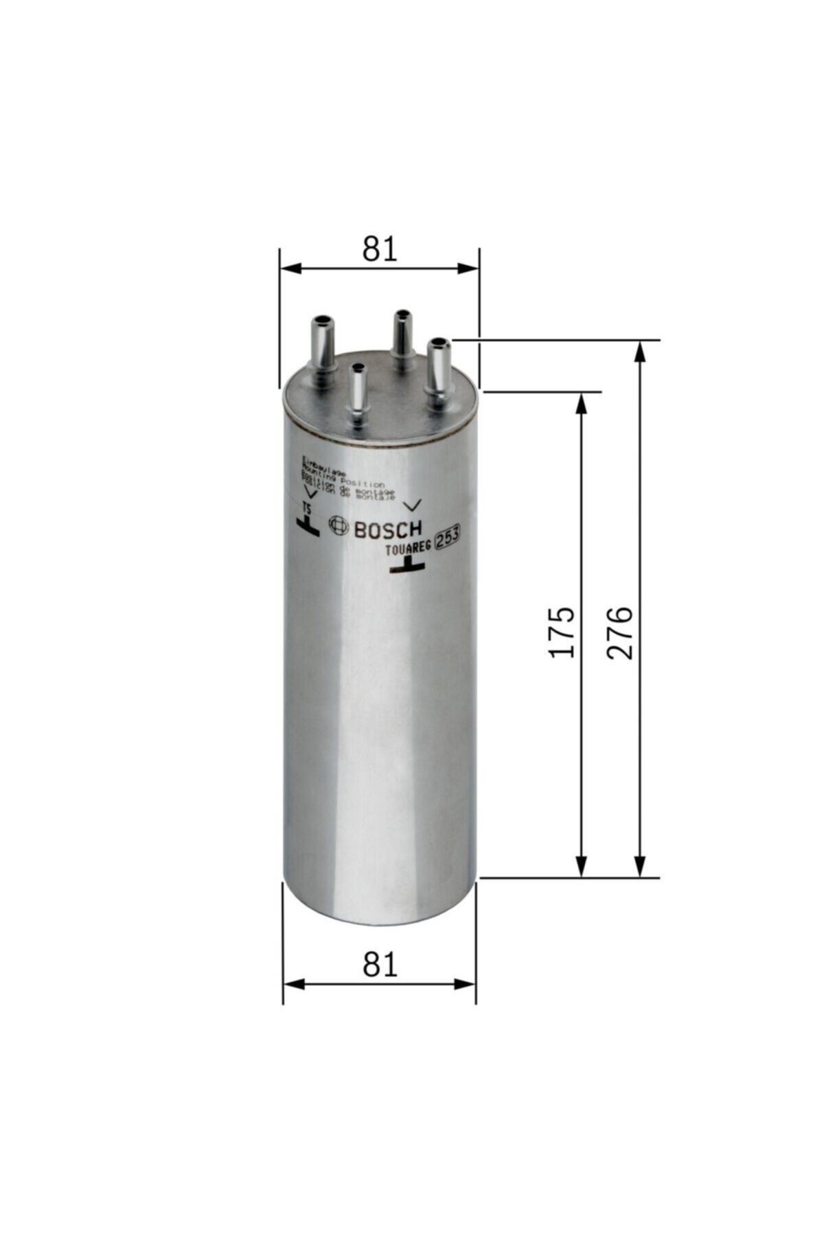 Bosch Hafif Hizmet Bosch 0450906467 Yakıt Filtresi Mazot Vw Transporter T5 2.5 Tdı T
