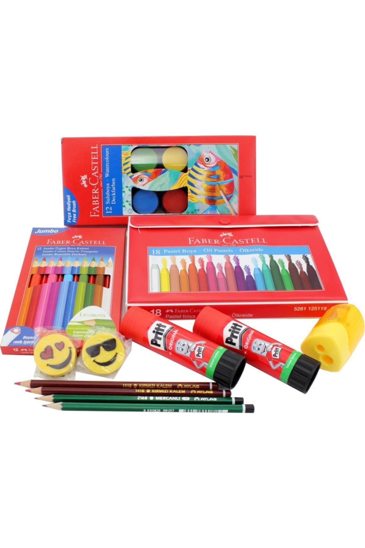faber castell kirtasiye seti jumbo cok hesapli fiyati yorumlari trendyol