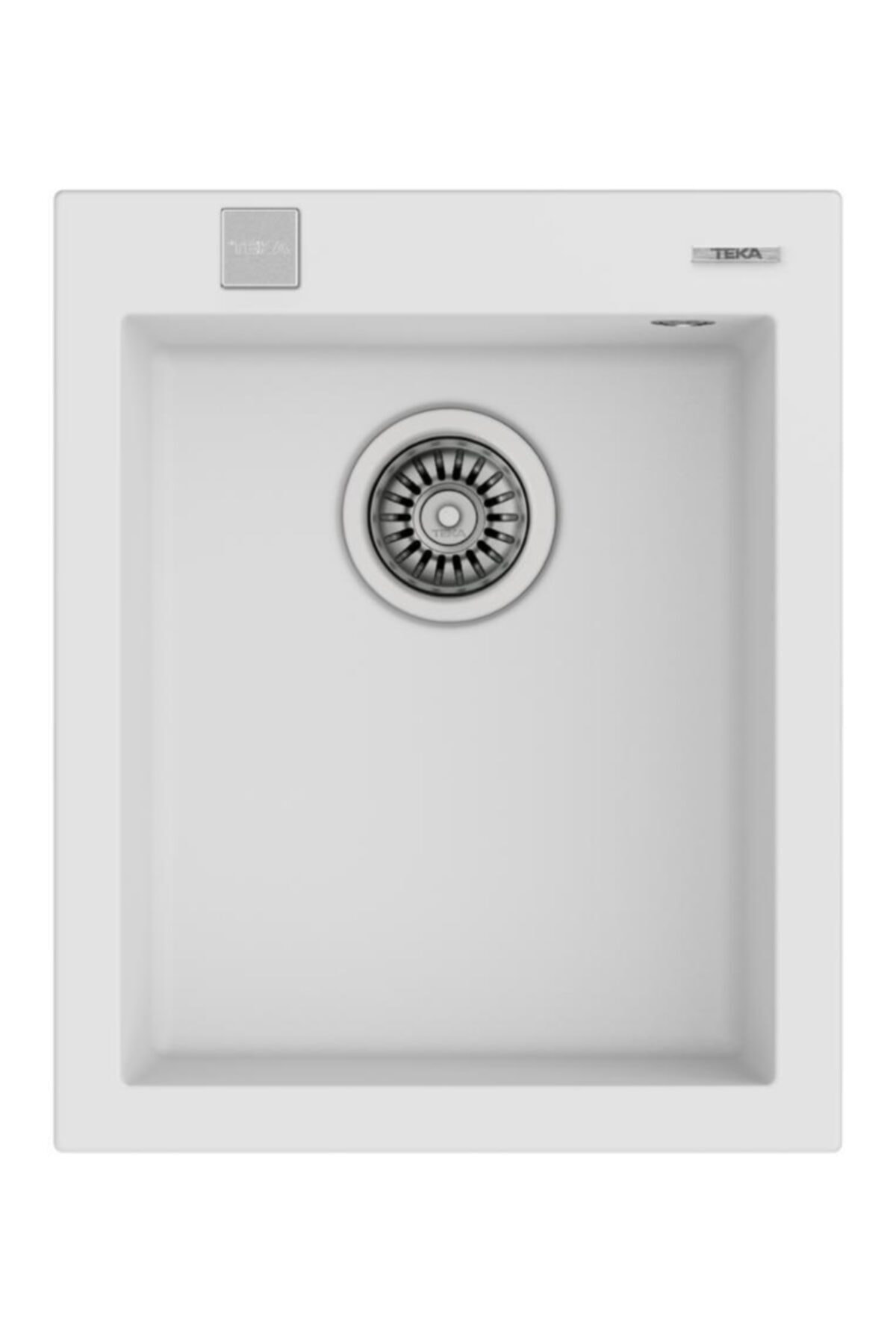 Teka Forsquare 34.40 Tg Tezgahüstü Beyaz Granit Evye