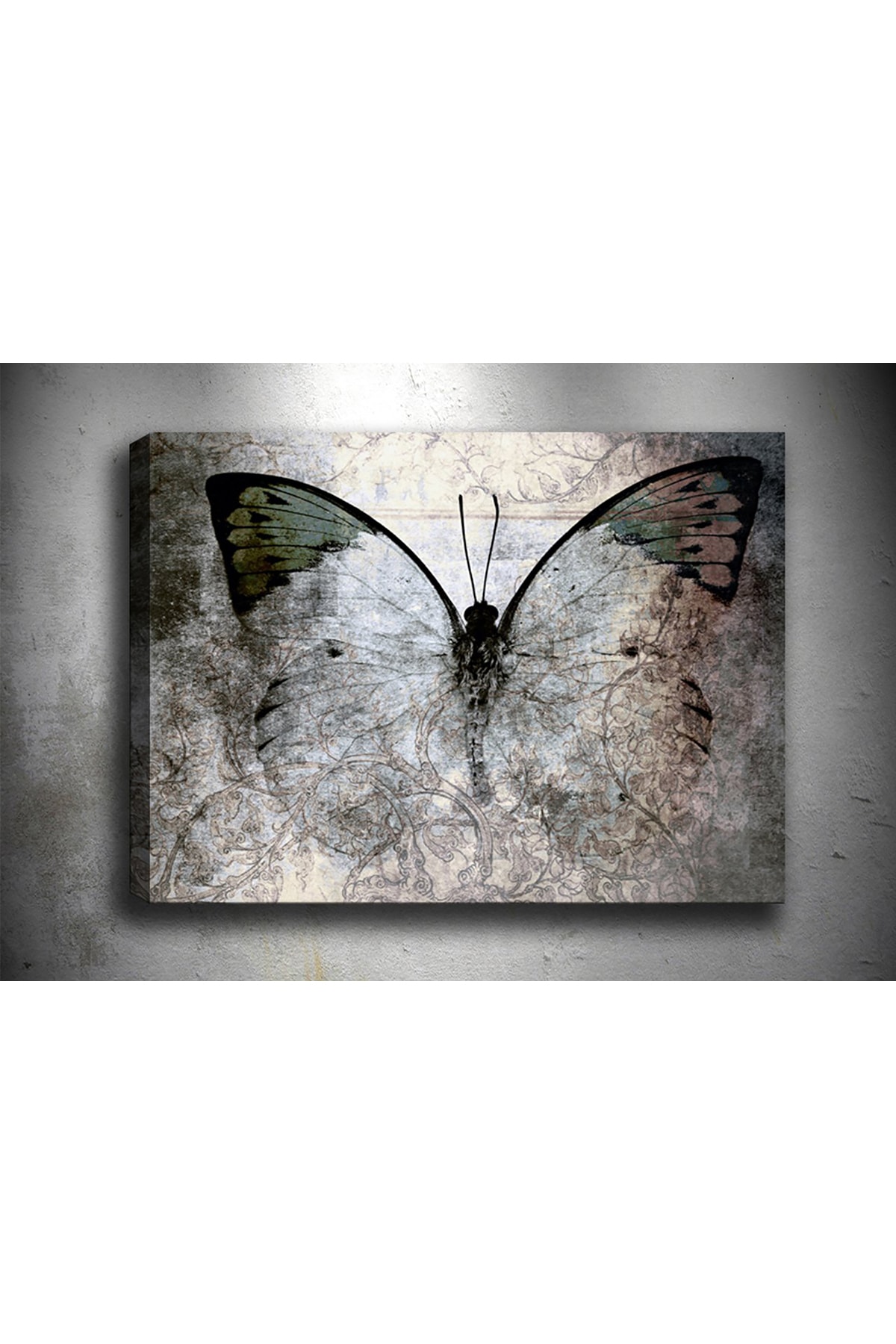 Shop365 Kelebek Dekoratif Kanvas Tablo 90 X 60 Cm Sb-2664